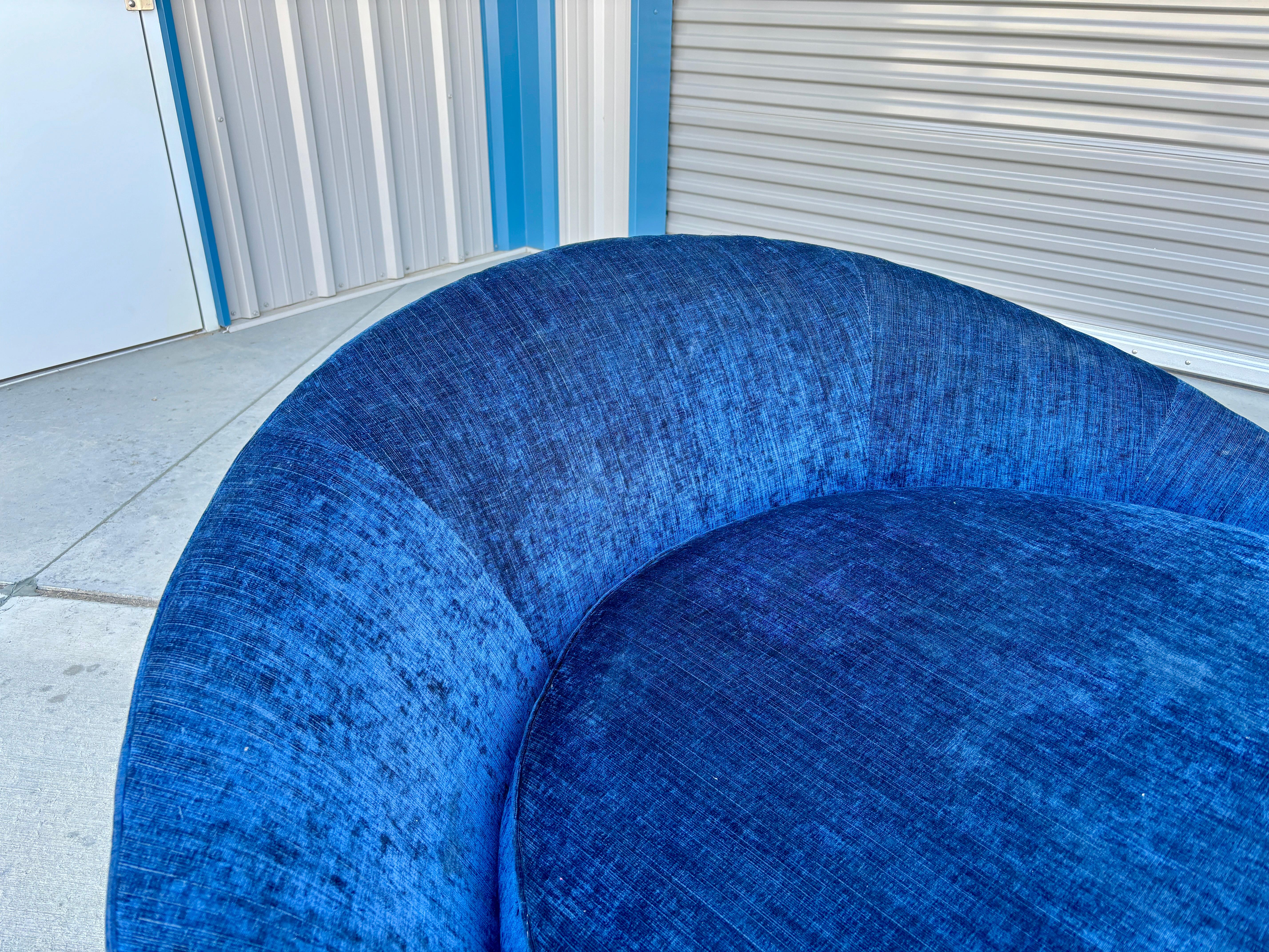 Mid-Century Modern Chaise longue ronde surdimensionnée « Satellite » de Milo Baughman en vente