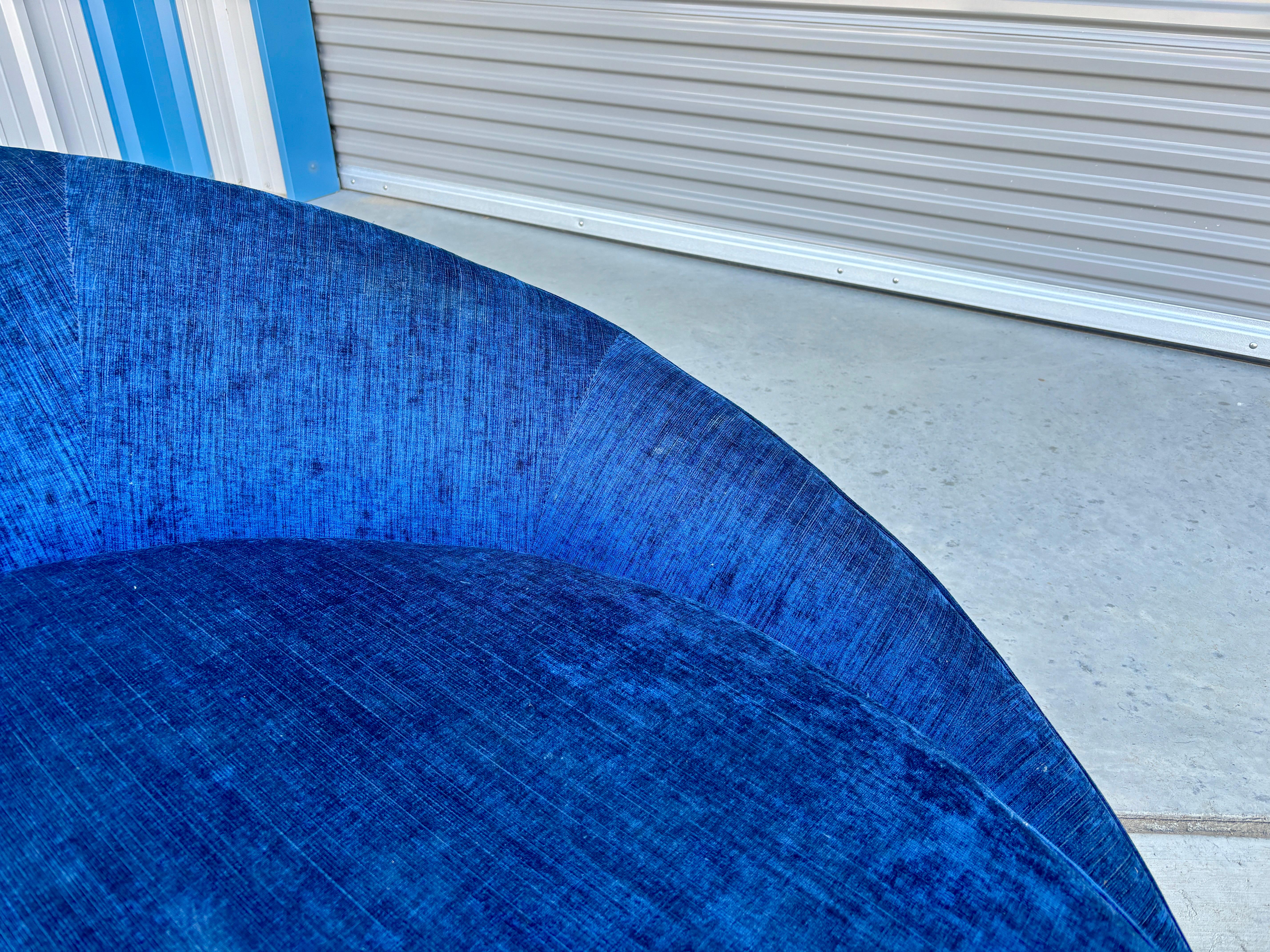 Chaise longue ronde surdimensionnée « Satellite » de Milo Baughman Bon état - En vente à North Hollywood, CA