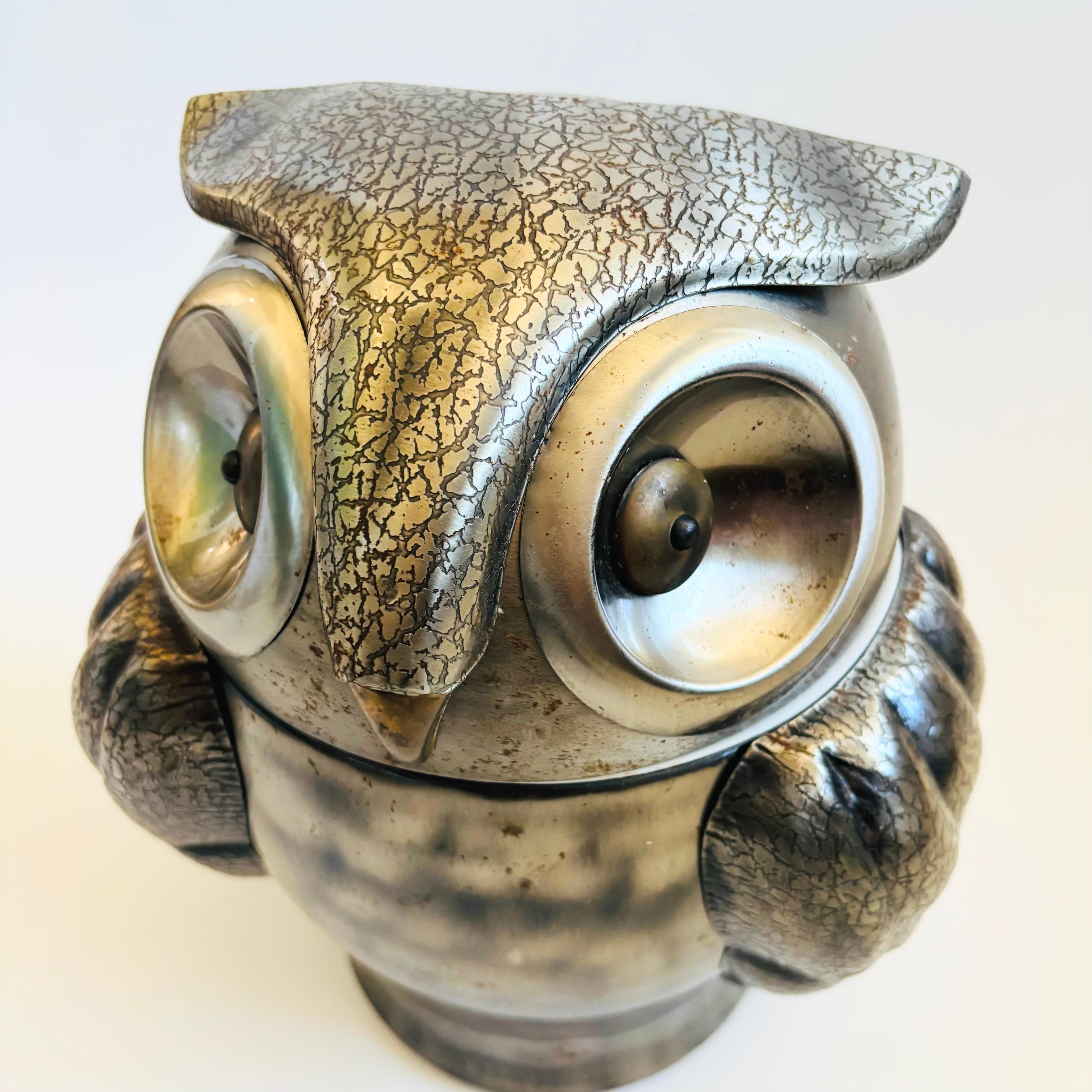 Japanese Mid Century Owl Ice Bucket by Seymour Mann For Sale