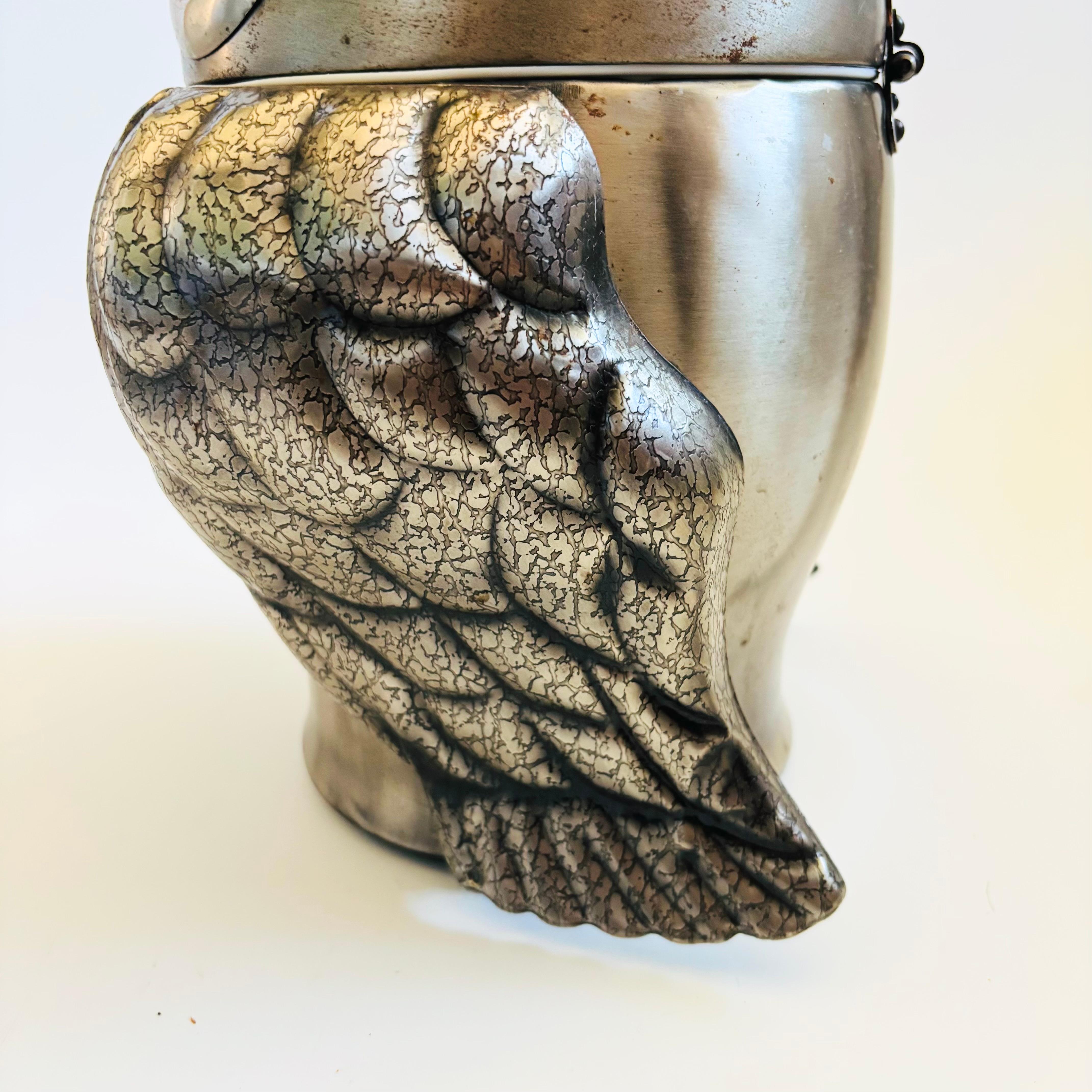 Mid Century Owl Ice Bucket by Seymour Mann For Sale 1