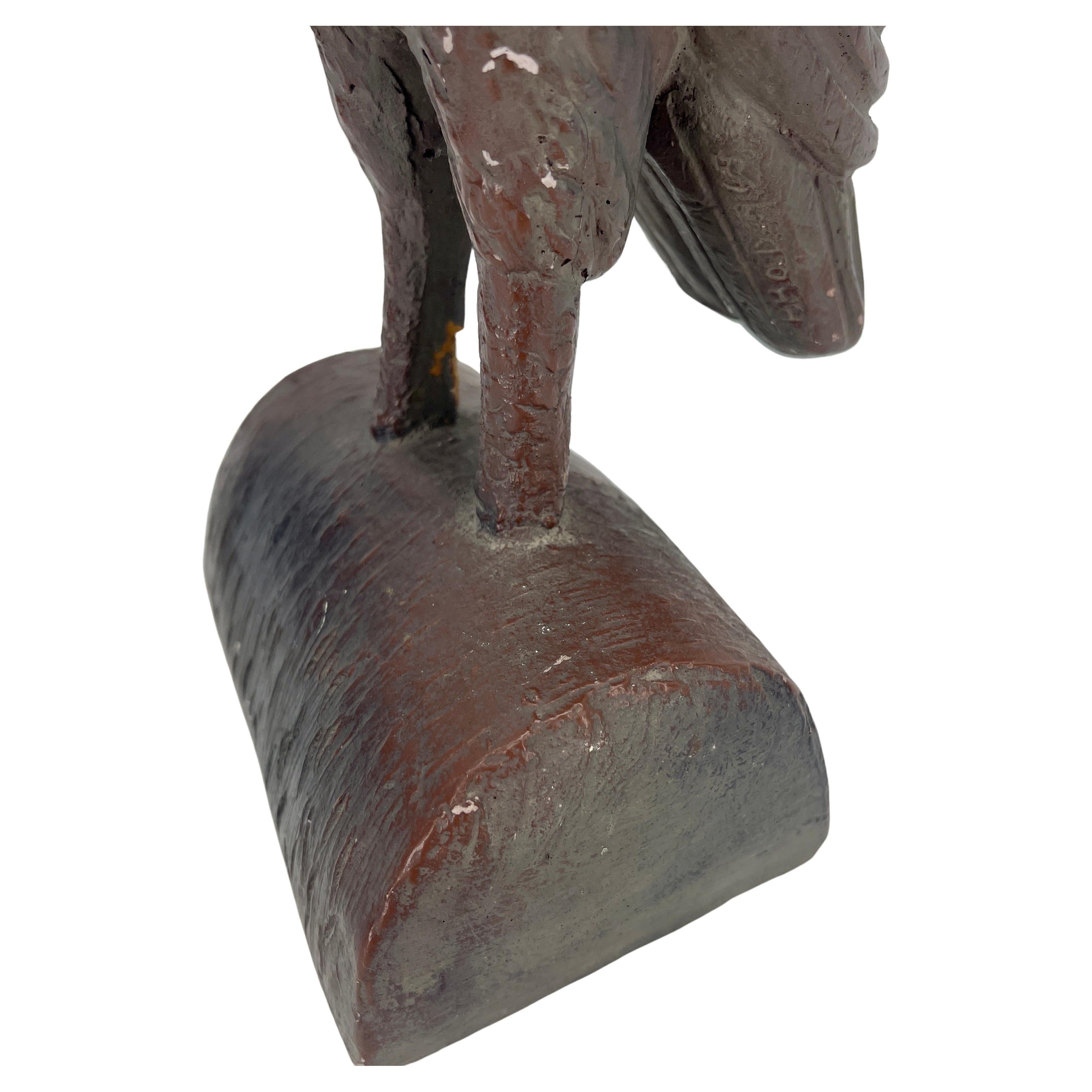 Sculpture de hibou du milieu du siècle sur pied en vente 5