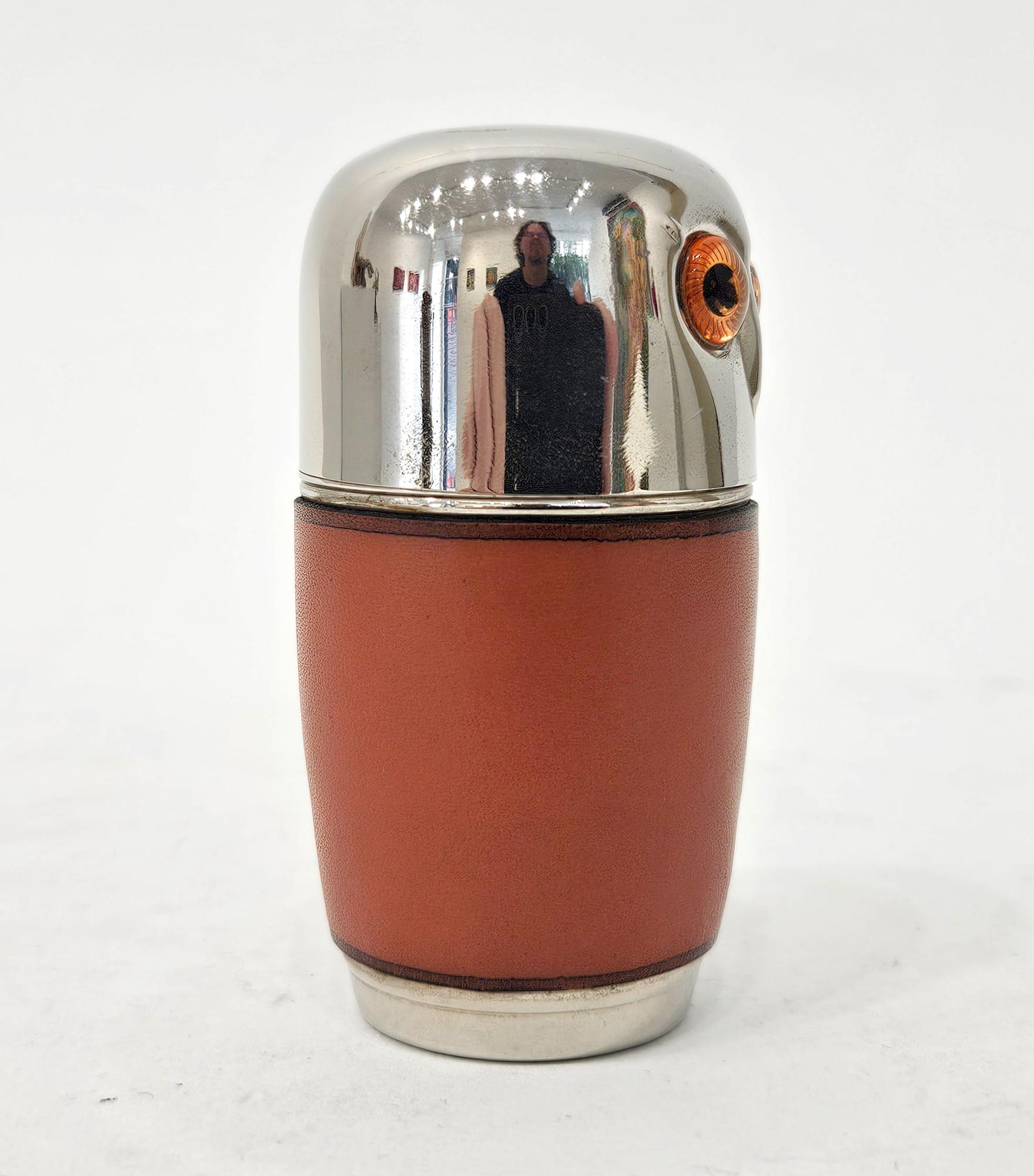 Mid Century Owl Shaped Nested Shot Cups Drinks Set, Germany, c. 1960 4