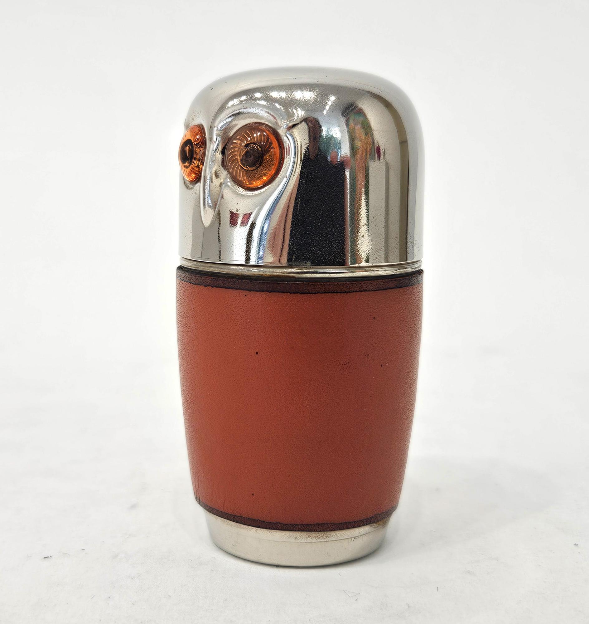 Mid Century Owl Shaped Nested Shot Cups Drinks Set, Germany, c. 1960 6