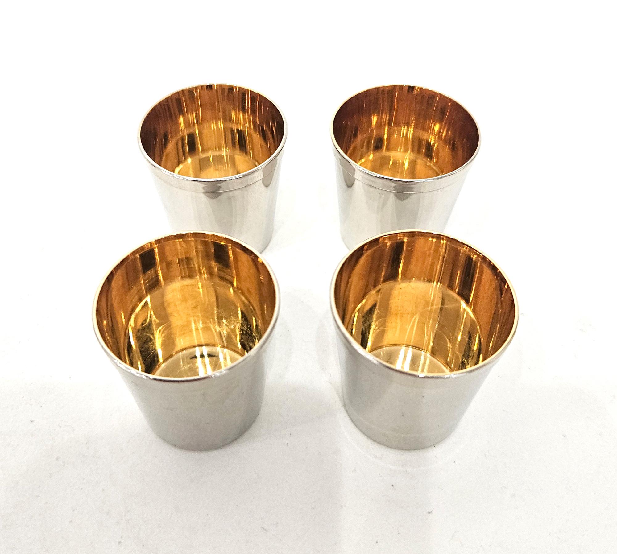 Mid Century Owl Shaped Nested Shot Cups Drinks Set, Germany, c. 1960 1