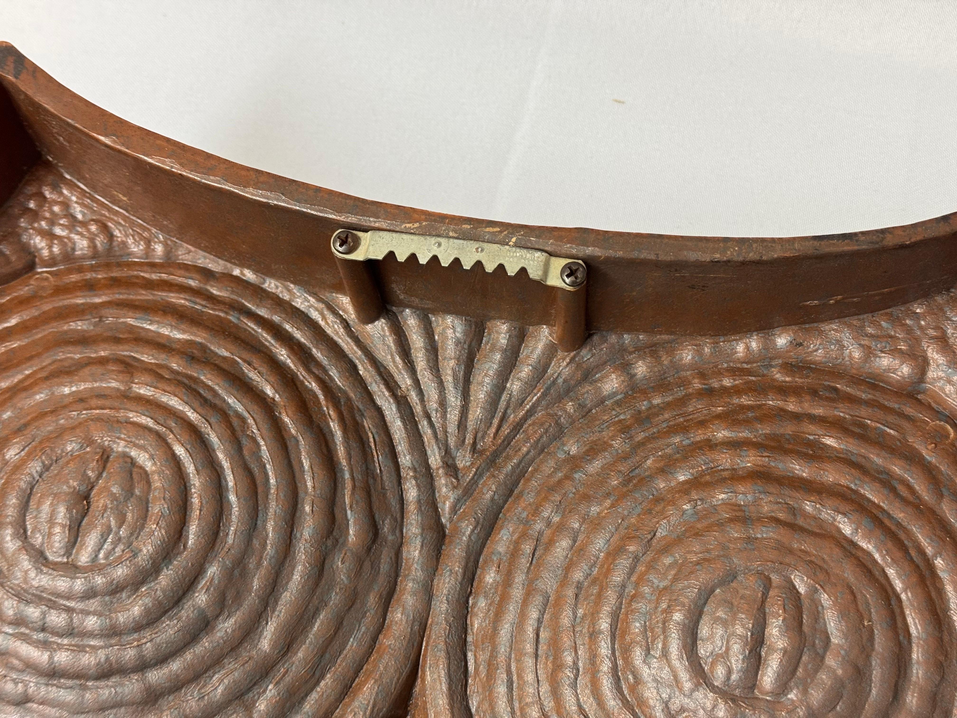 Mid Century Eule Wandskulptur im Angebot 11
