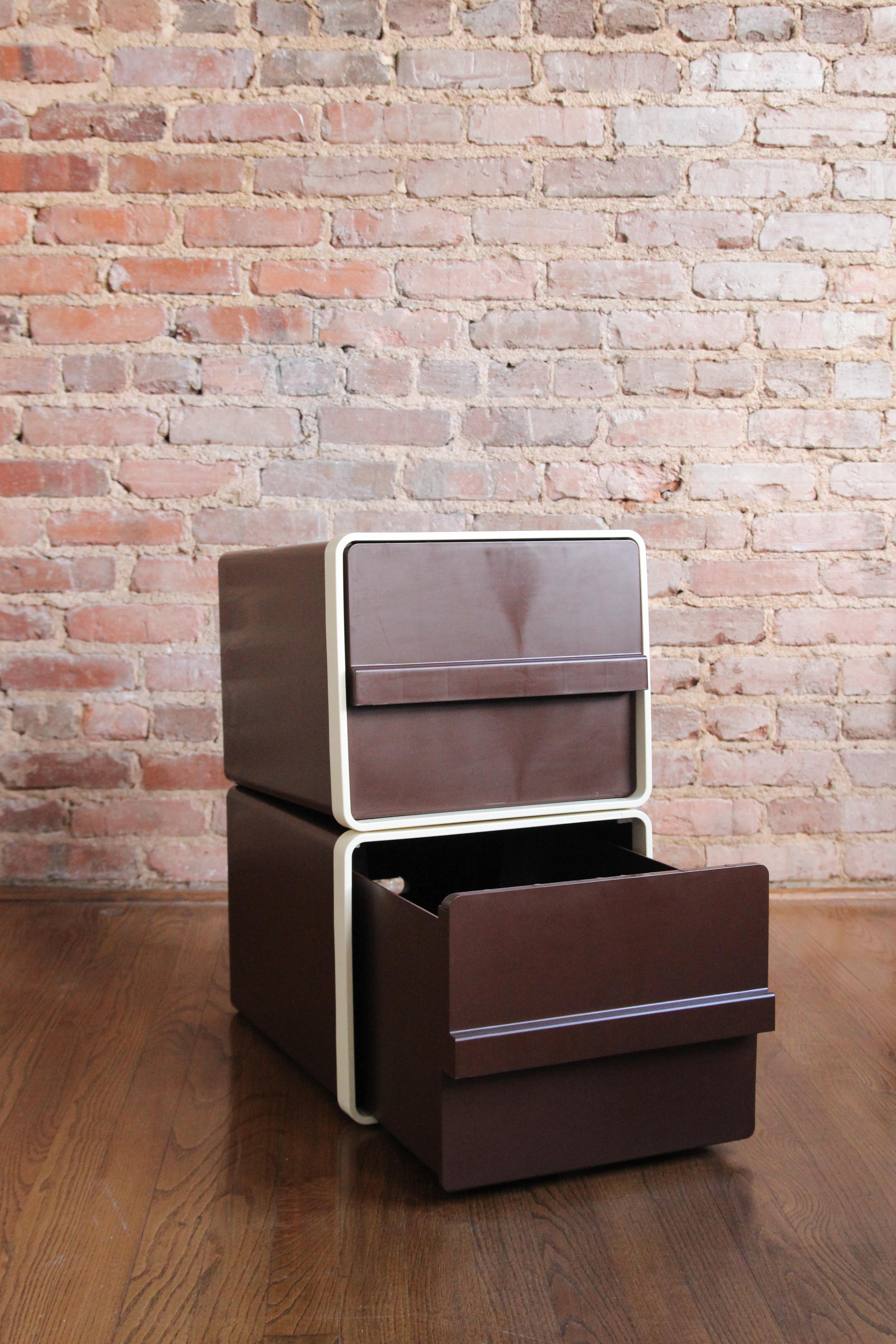 Space Age Mid-Century Oxford Keep-It Cabinets