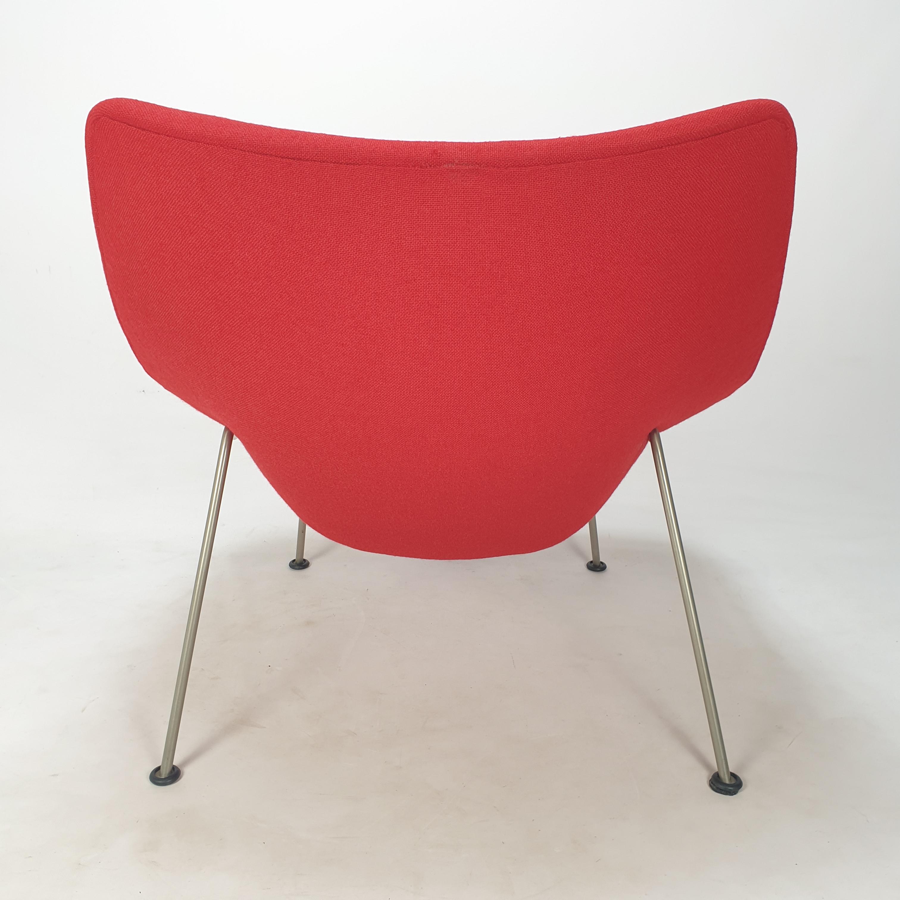 Mid-20th Century Mid Century Oyster Chair and Ottoman by Pierre Paulin for Artifort, 1960s For Sale