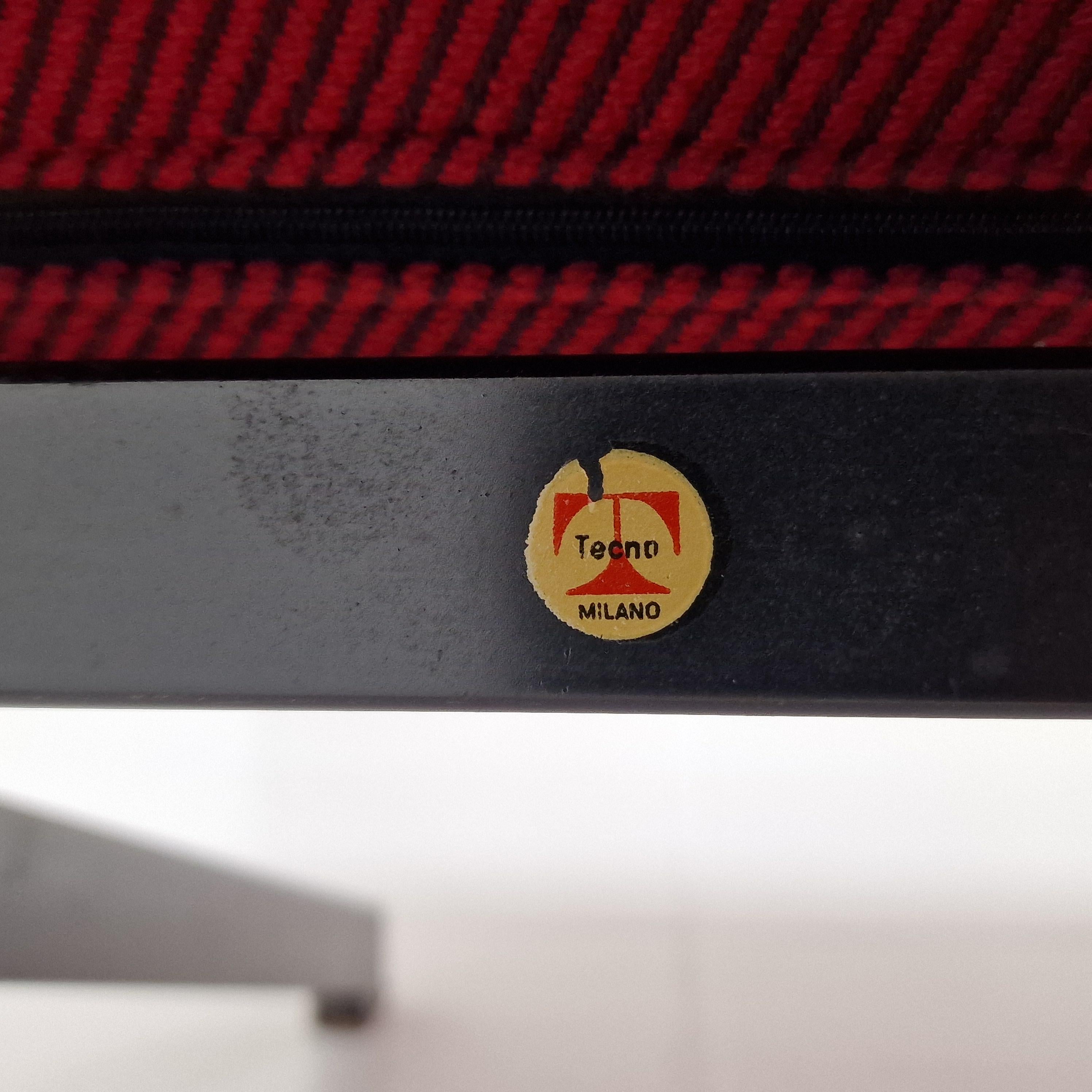 Mid-Century P40 Reclining Lounge Chair by Osvaldo Borsani for Tecno, 1950's For Sale 9