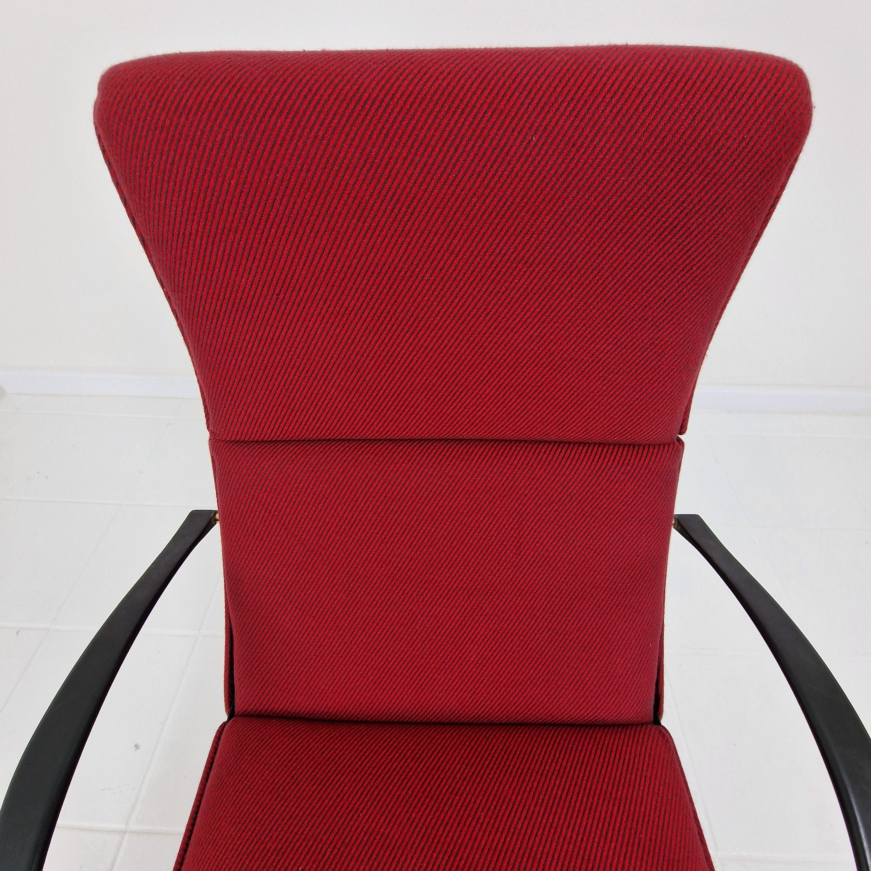 Mid-Century P40 Reclining Lounge Chair by Osvaldo Borsani for Tecno, 1950's For Sale 12