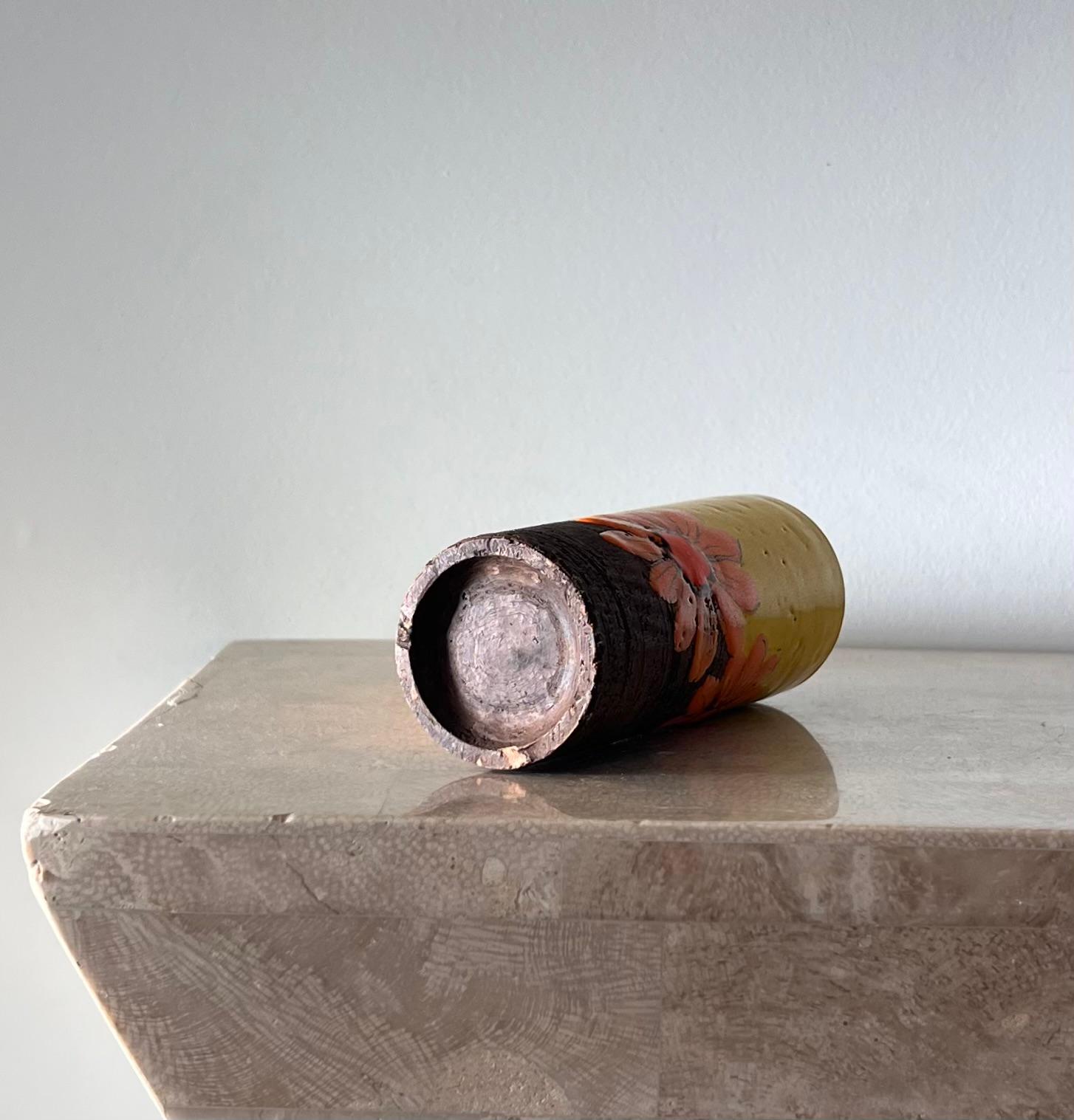 Mid century painted ceramic lighter by Aldo Londi for Bitossi, 1960s For Sale 6