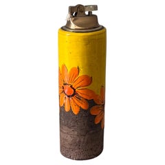 Briquet en céramique peinte du milieu du siècle dernier d'Aldo Londi pour Bitossi, années 1960
