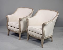 Midcentury Painted Frame Decca Europe Armchairs
