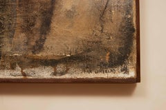 Modernes Gemälde aus der Mitte des Jahrhunderts von Par Lindblad, schwedischer Künstler (1907-1981)