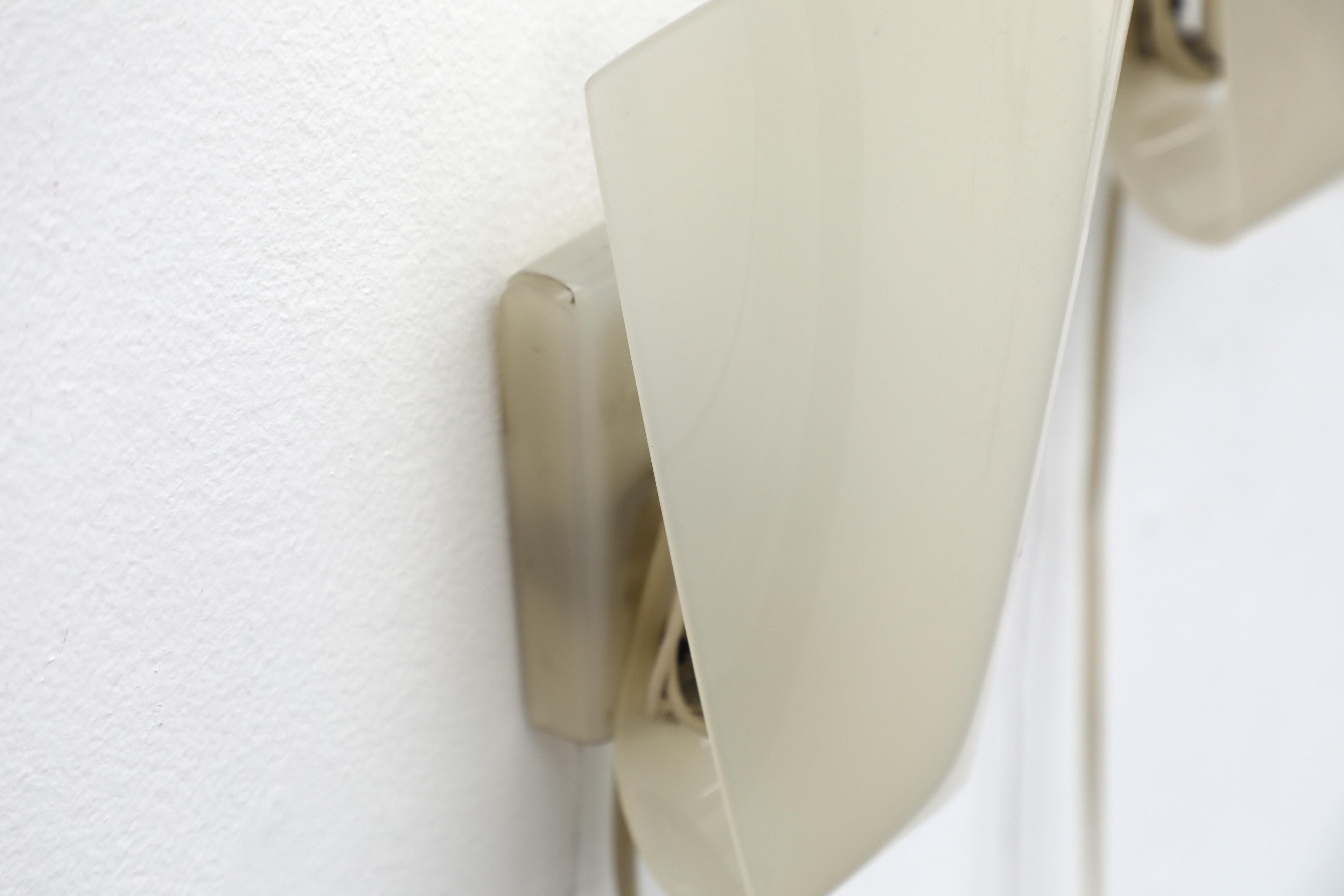 Mid-Century Pair of 1950's Hans Hoffmann-Lederer Plexi Wall Sconces 4