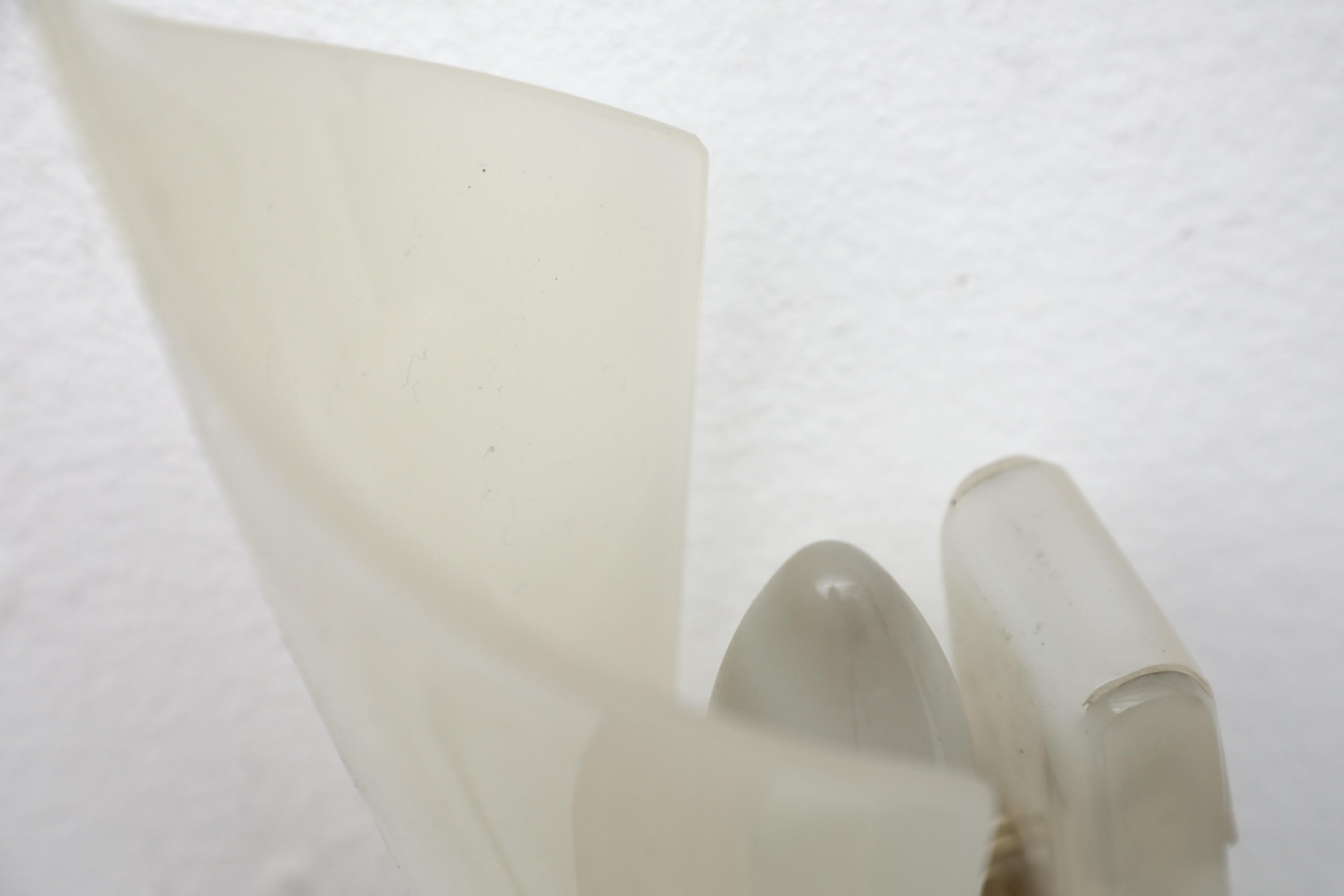 Mid-Century Pair of 1950's Hans Hoffmann-Lederer Plexi Wall Sconces 6
