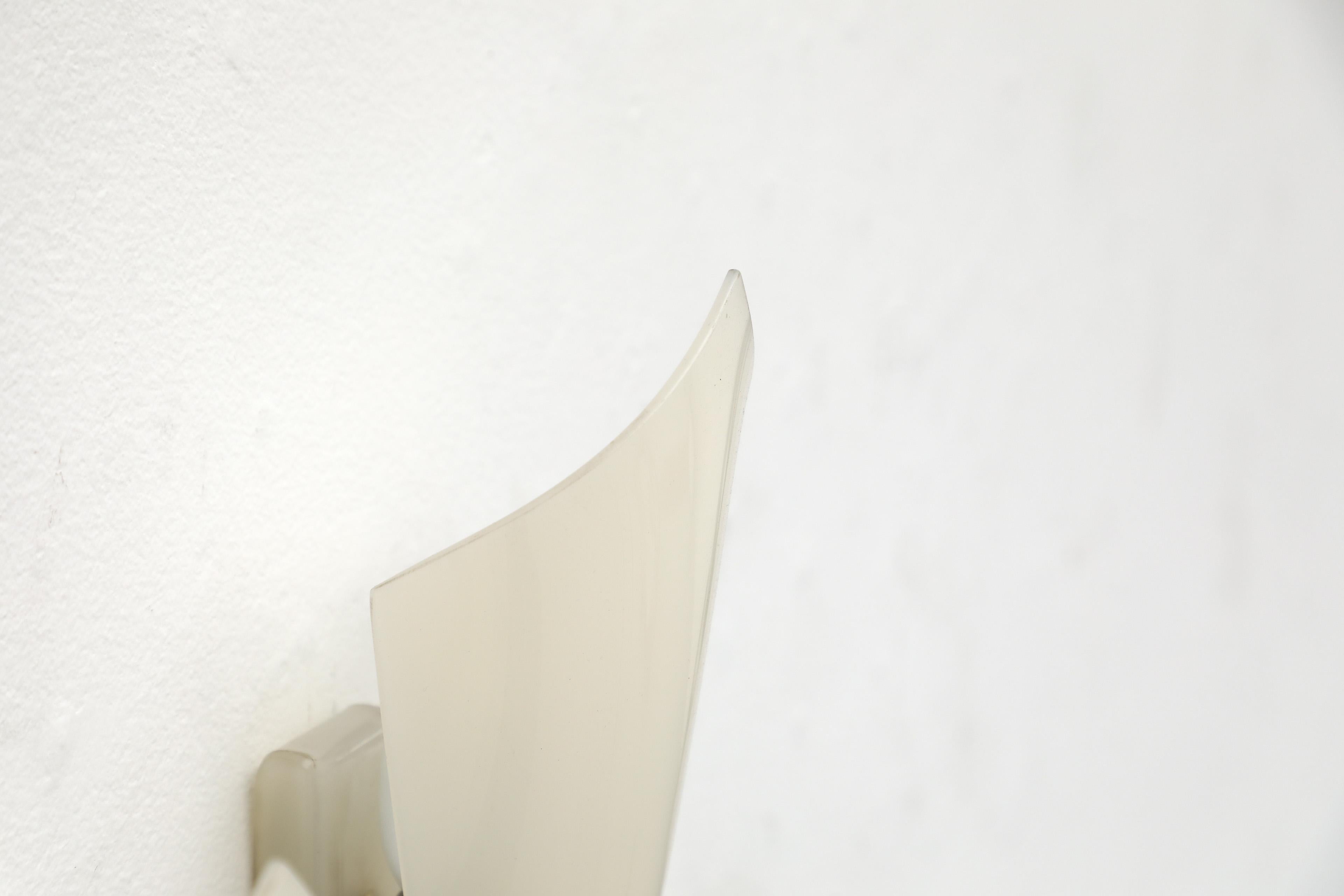 Mid-Century Pair of 1950's Hans Hoffmann-Lederer Plexi Wall Sconces 2