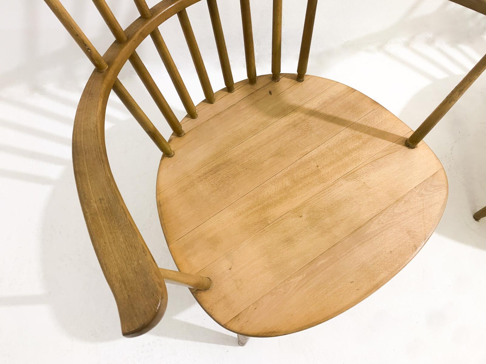 Coppia di poltrone Altheim di Franz Schuster per Wiesner-Hager, 1950 In condizioni buone in vendita a Brussels, BE