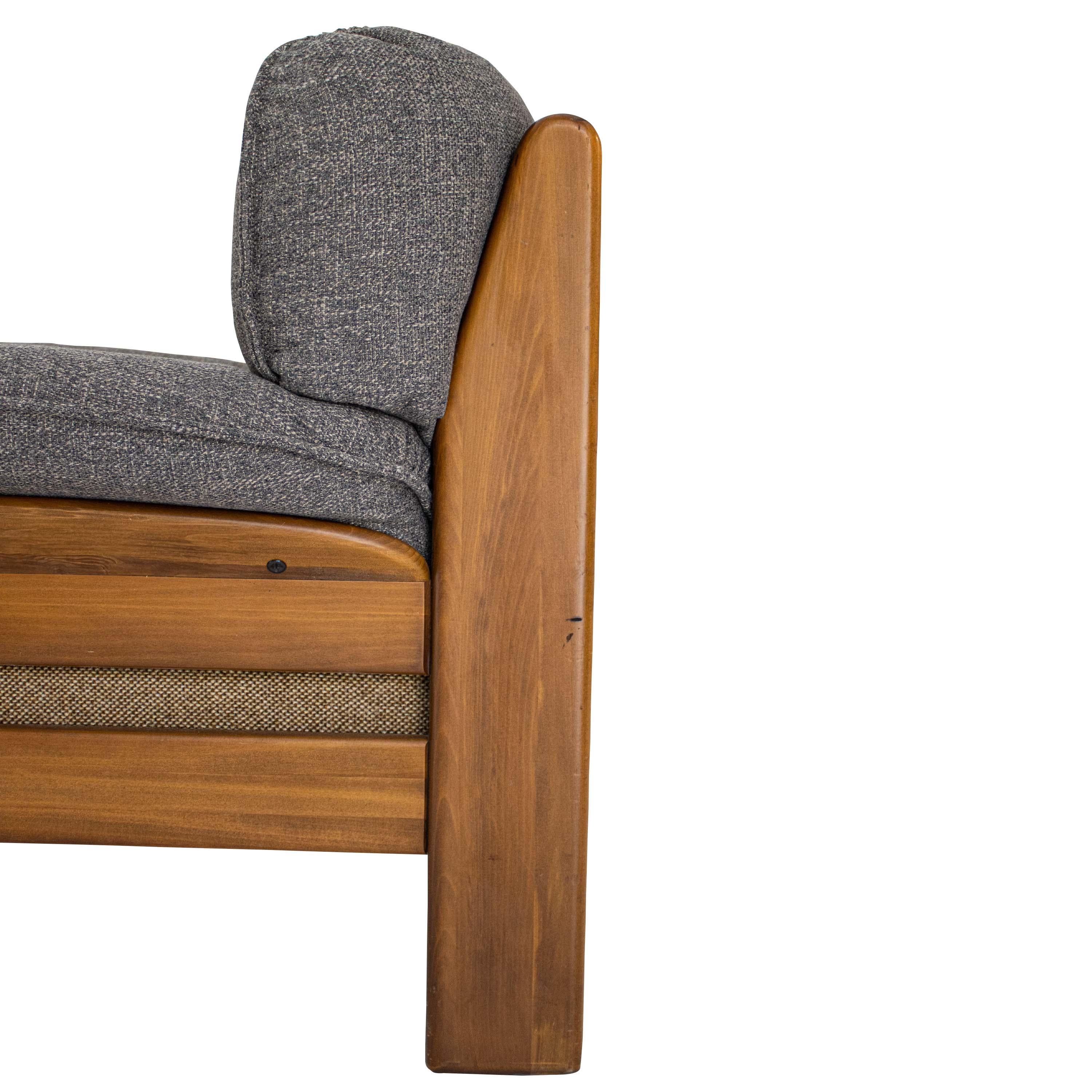 Paire de fauteuils du milieu du siècle dans le style d'Afra et de Tobia Scarpa, Italie, 1970 Bon état - En vente à Madrid, ES