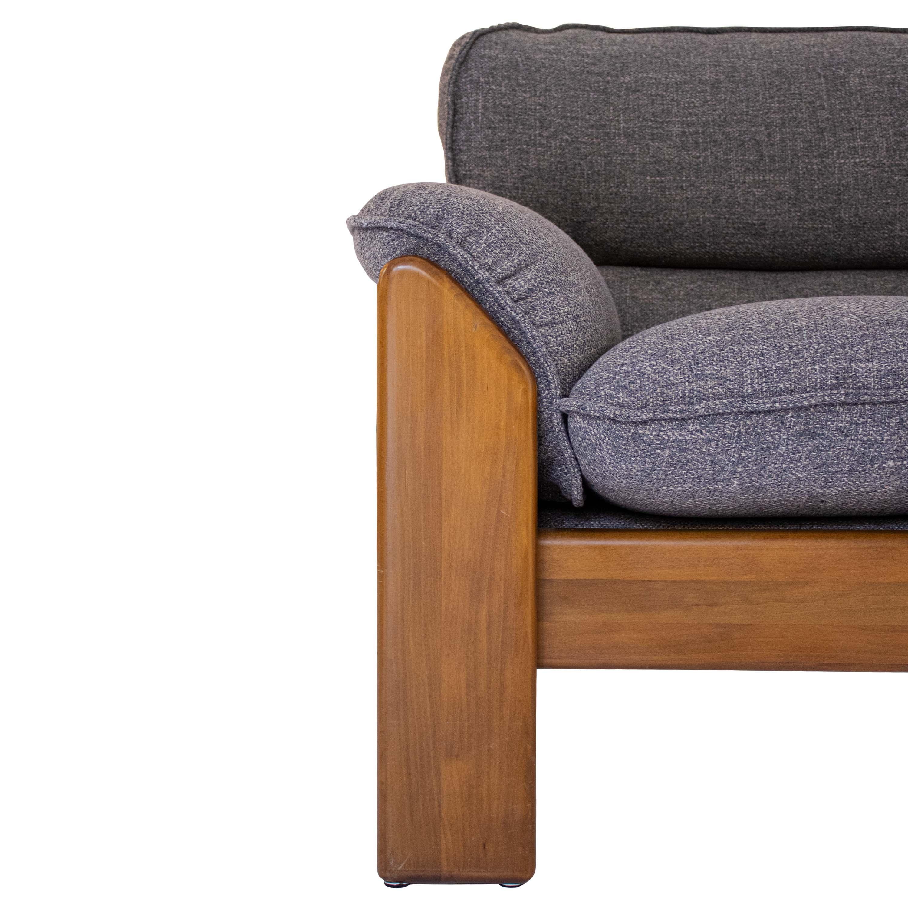 Fin du 20e siècle Paire de fauteuils du milieu du siècle dans le style d'Afra et de Tobia Scarpa, Italie, 1970 en vente