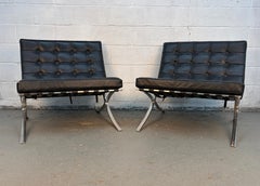 Mitte des Jahrhunderts Paar Barcelona Lounge-Stühle