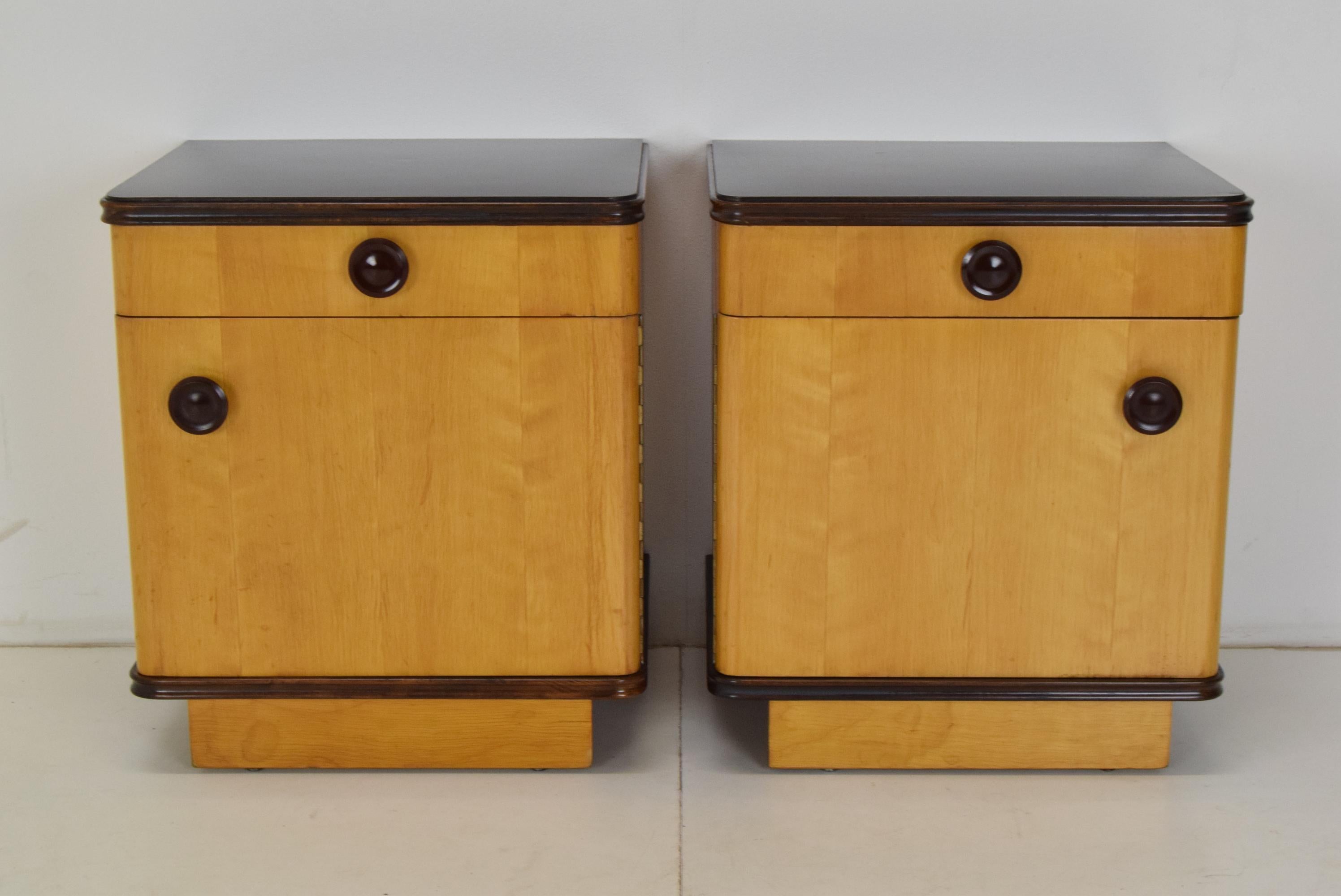 Mid-century pair of Bedside Tables, 1960's 5
