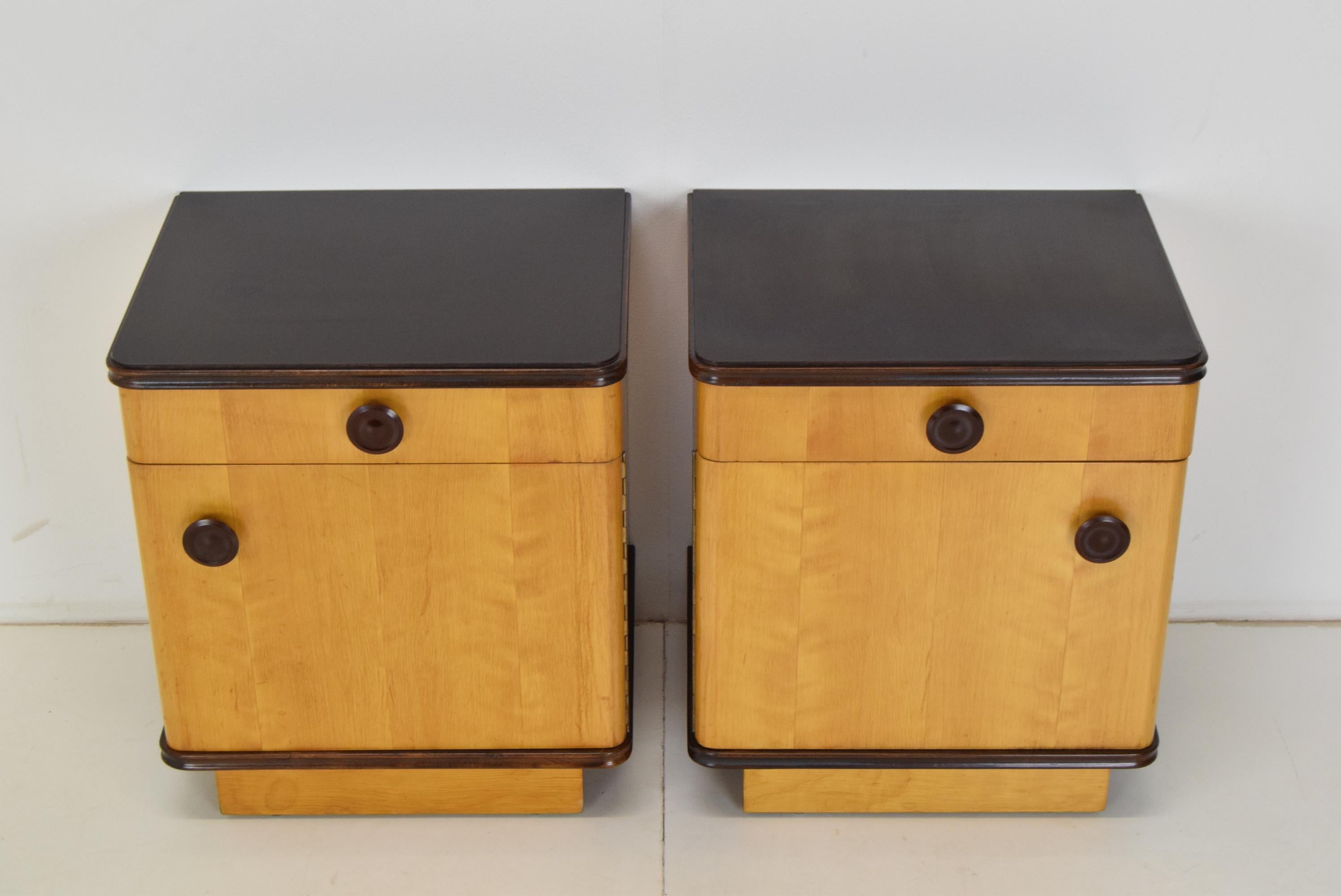 Mid-century pair of Bedside Tables, 1960's 6