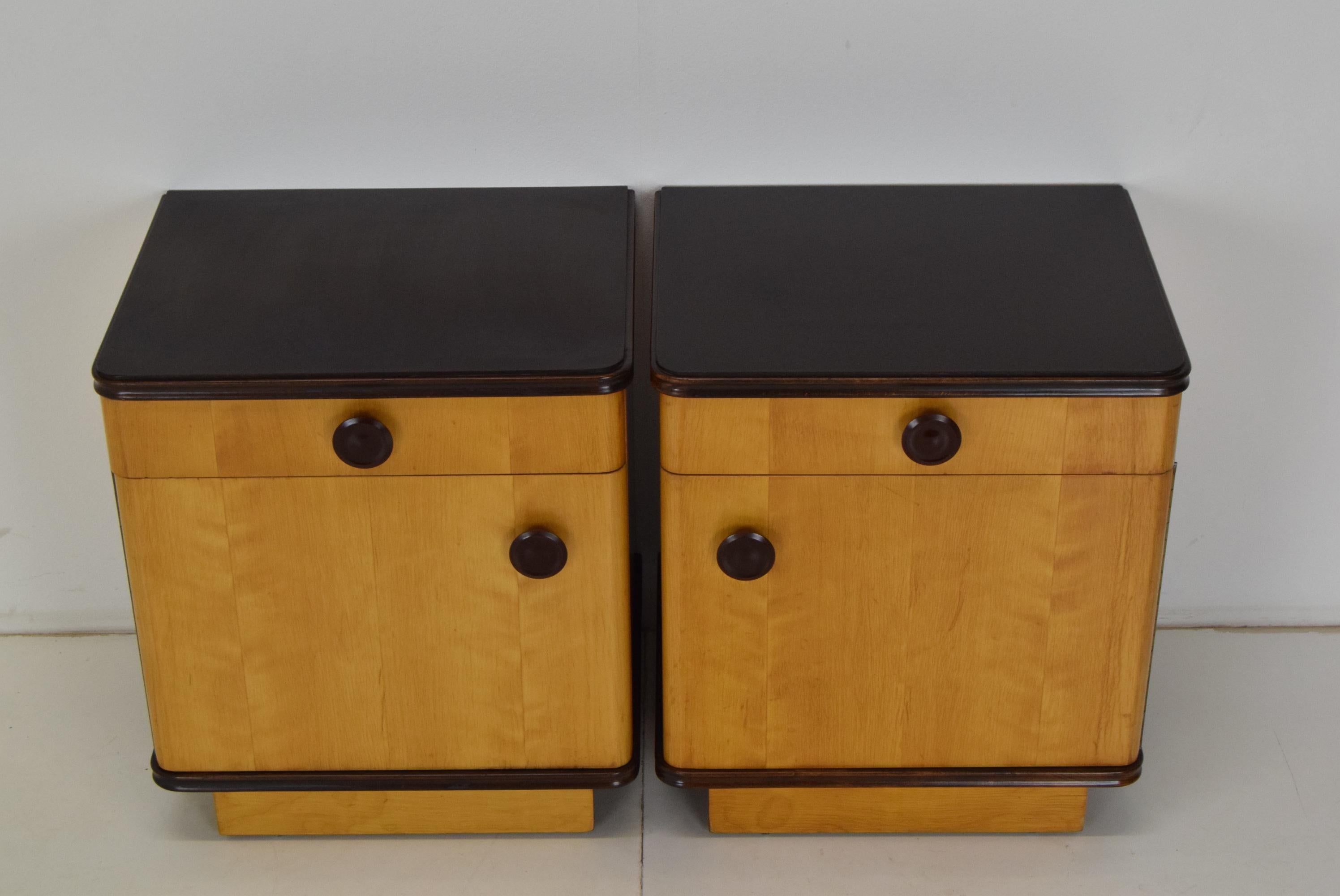 Mid-Century Modern Mid-century pair of Bedside Tables, 1960's