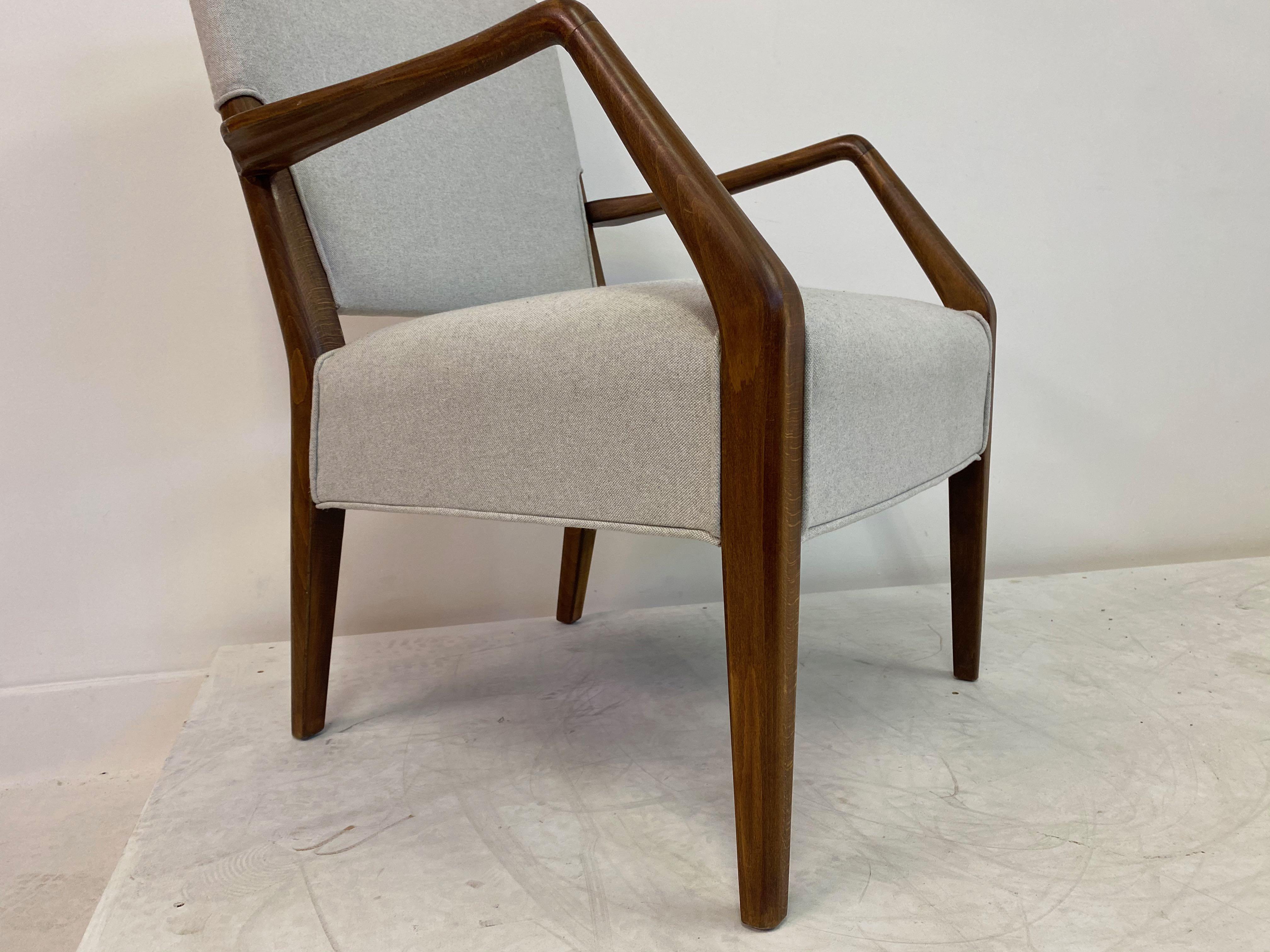 Mid Century Pair of Danish Armchairs by Peter Hvidt and Orla Molgaard-Nielsen 7