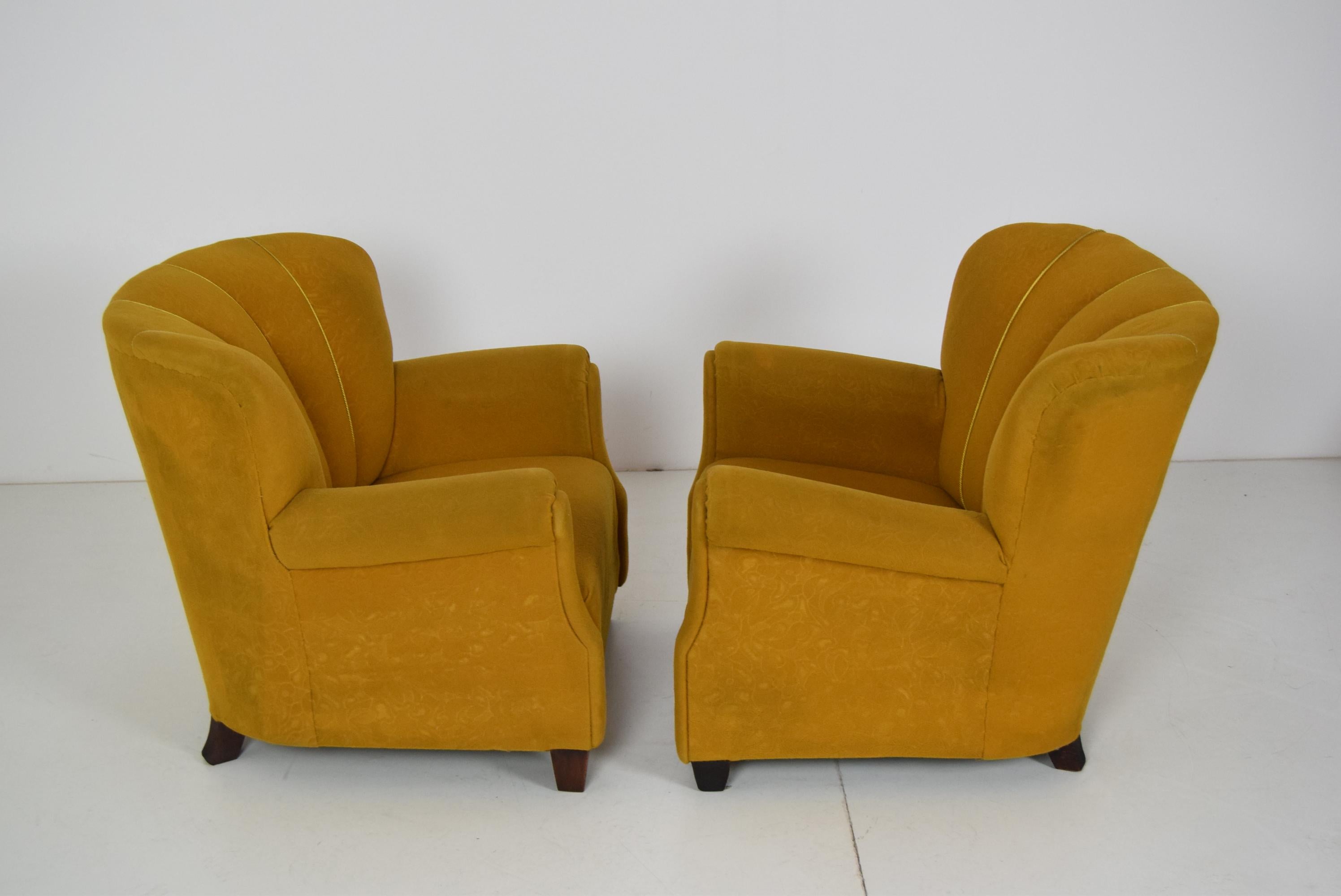 Mid-Century Modern Midcentury Pair of Design Armchairs, 1960s