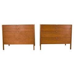 Retro Mid-Century Pair of Florence Knoll Chests of Drawers