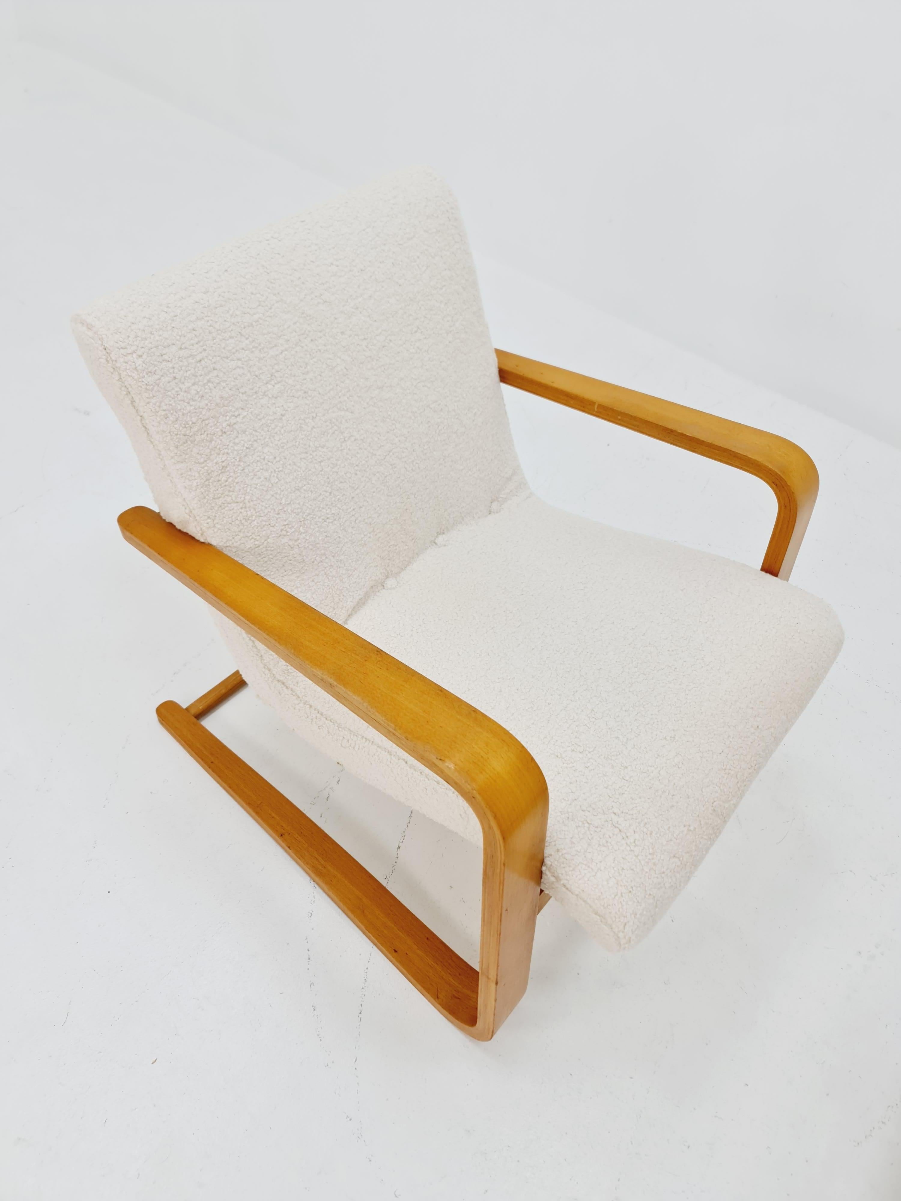 Mid-20th Century Mid-century pair of German lounge armchair, Bentwood  1960s For Sale