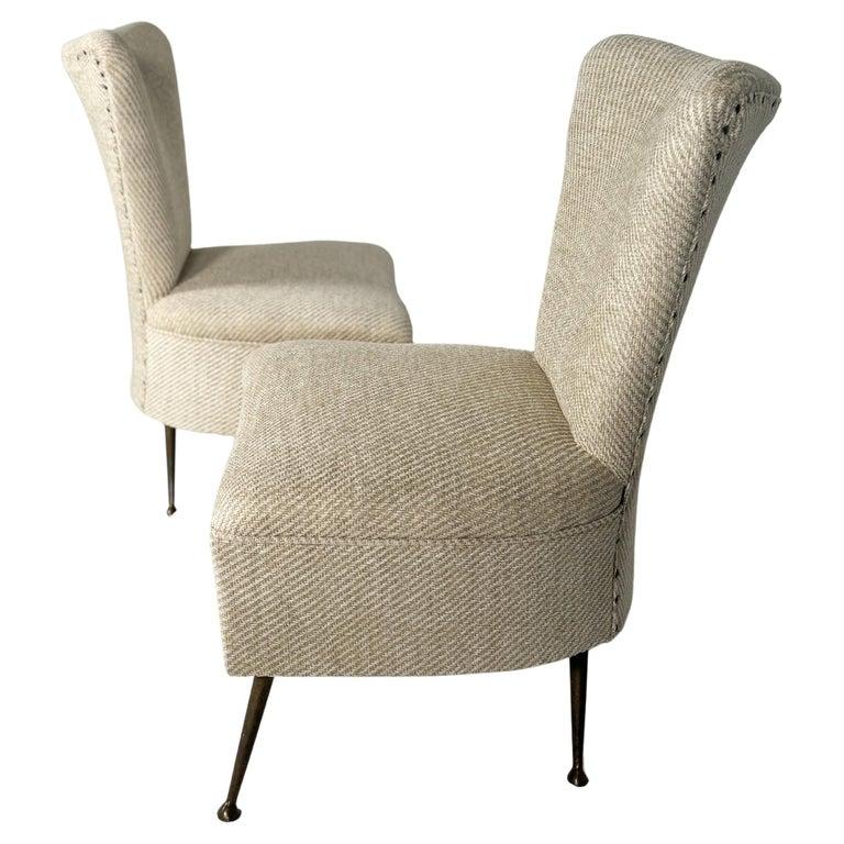 Mid-20th Century Mid-Century Pair of Italian Chairs, 1950s