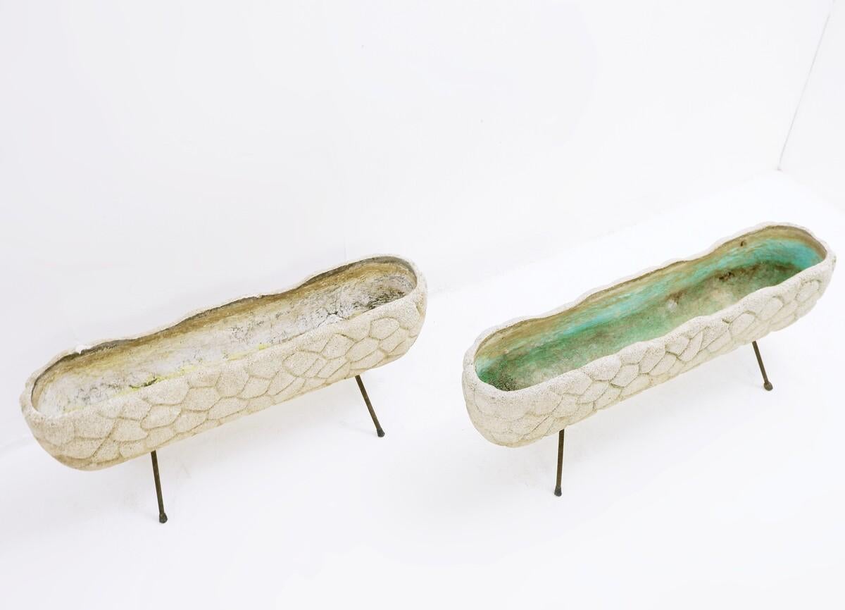 20th Century Mid-Century pair of Italian Planters - 1960s For Sale