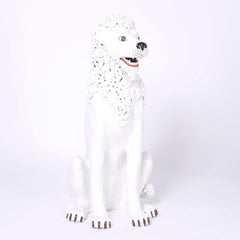 Midcentury Pair of Italian Terracotta Lions