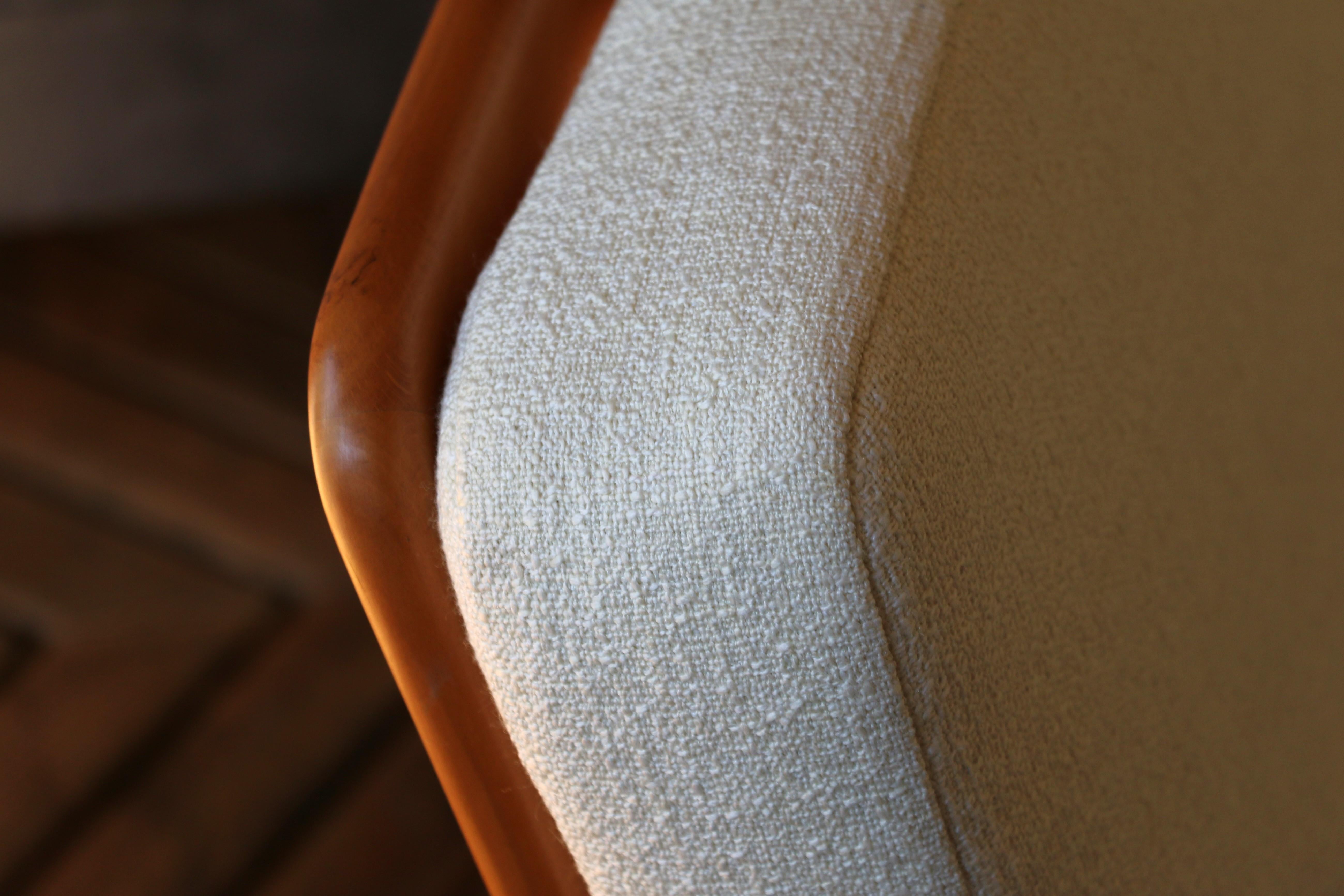 Coppia di sedie da salotto di metà secolo in teak e beeche di Arne Vodder, Danimarca, anni '60 in vendita 3