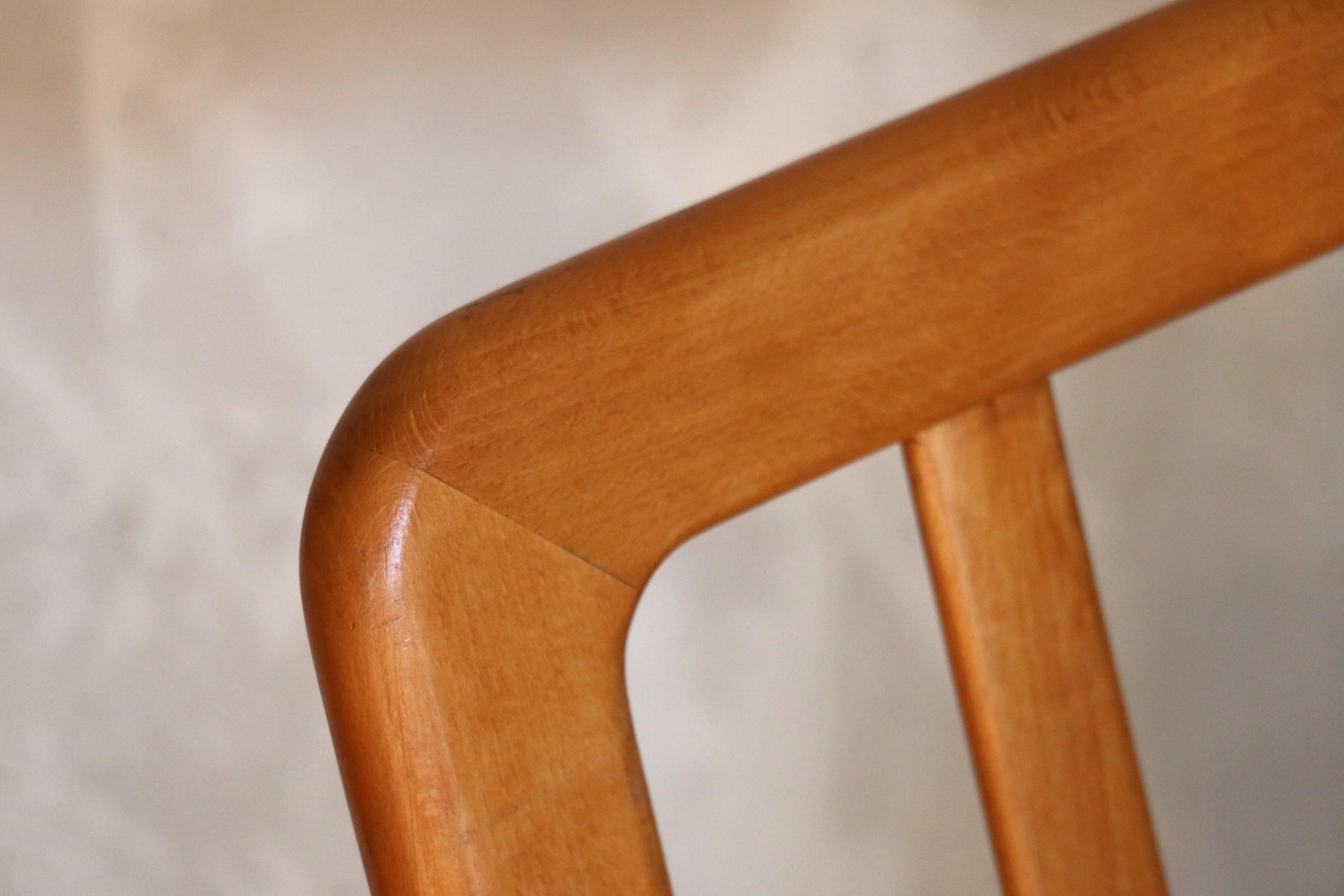 Coppia di sedie da salotto di metà secolo in teak e beeche di Arne Vodder, Danimarca, anni '60 in vendita 9