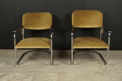 Midcentury Pair of Lounge Chairs, Netherlands, 1940s
