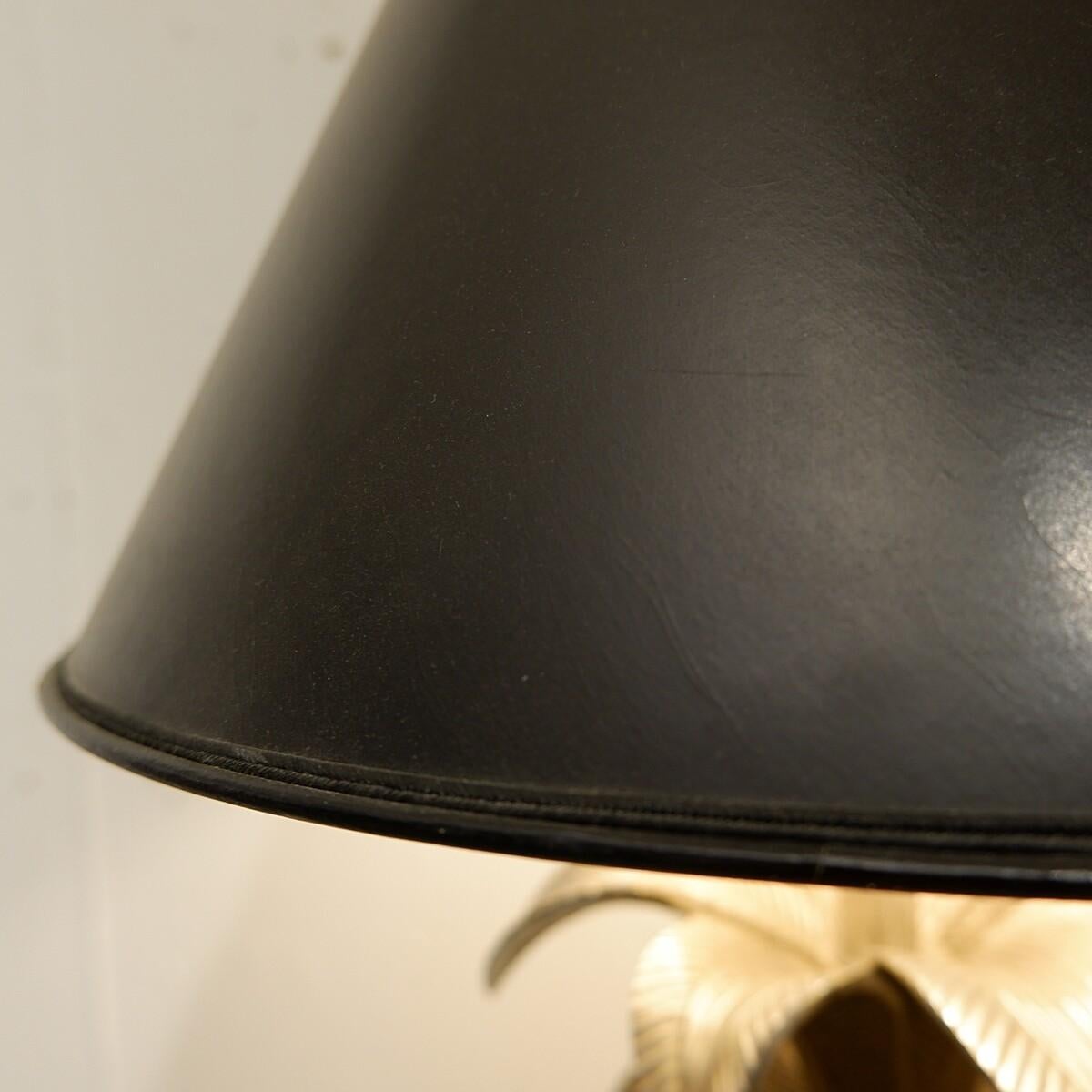 Mid Century Pair Of Palm Tree Table Lamps - 1960s For Sale 4