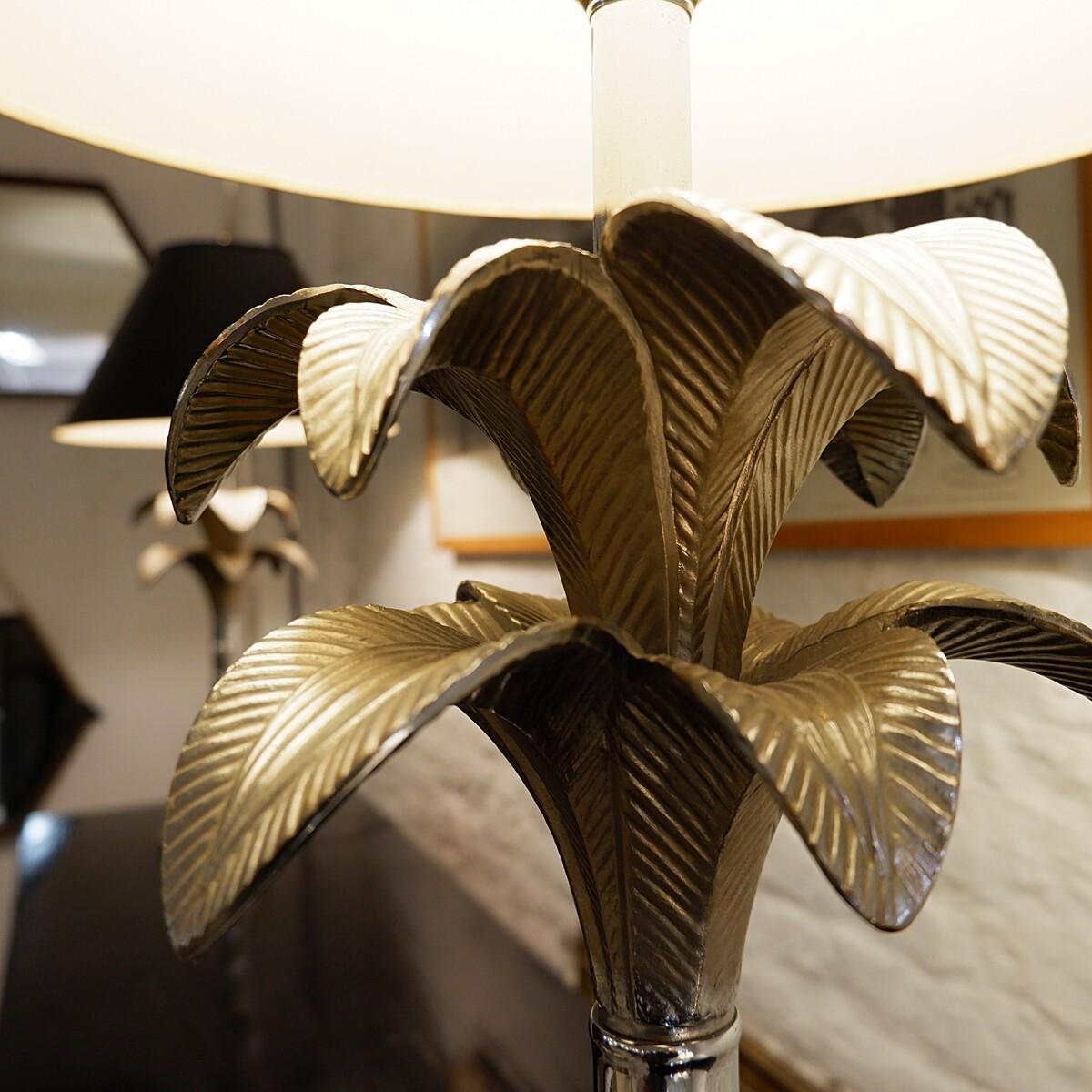 Mid Century Pair Of Palm Tree Table Lamps - 1960s For Sale 10