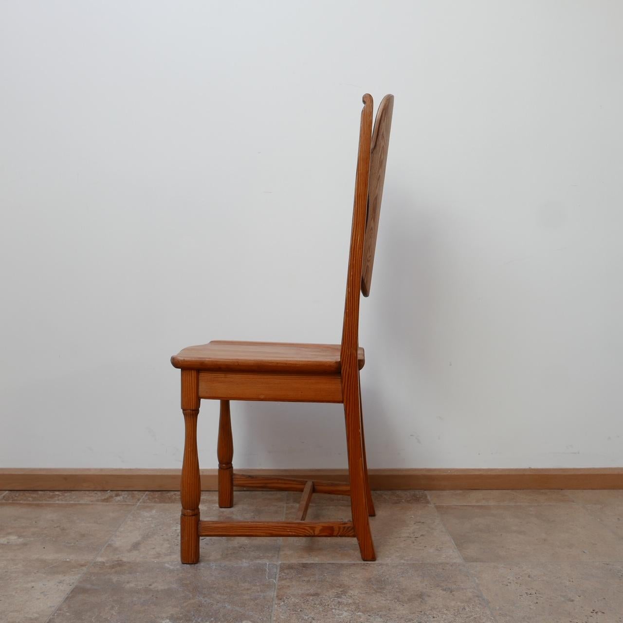 Mid-Century Pair of Pine Swedish Occasional Chairs 3