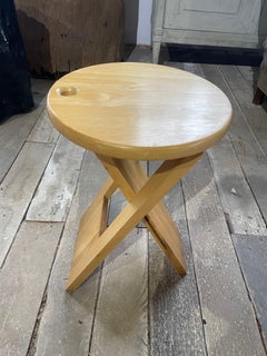 Paire de tabourets pliants Roger Tallon TS pour Sentou, France, années 1970