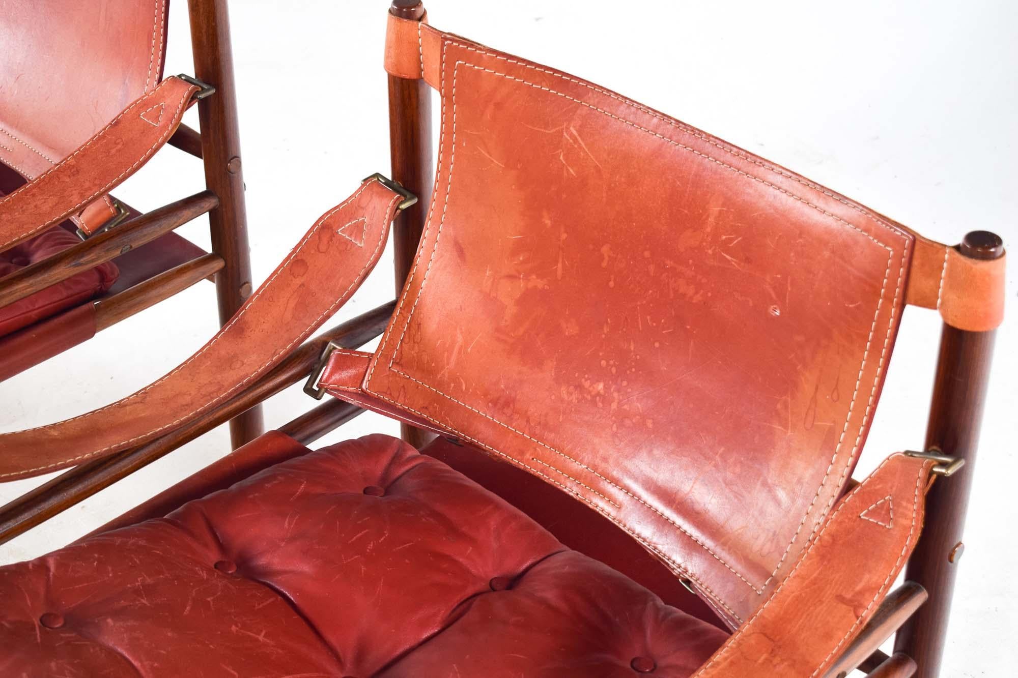 Mid-Century Pair of Rosewood Armchairs “Sirocco” by Arne Norell, 1960 In Good Condition For Sale In Lisboa, Lisboa