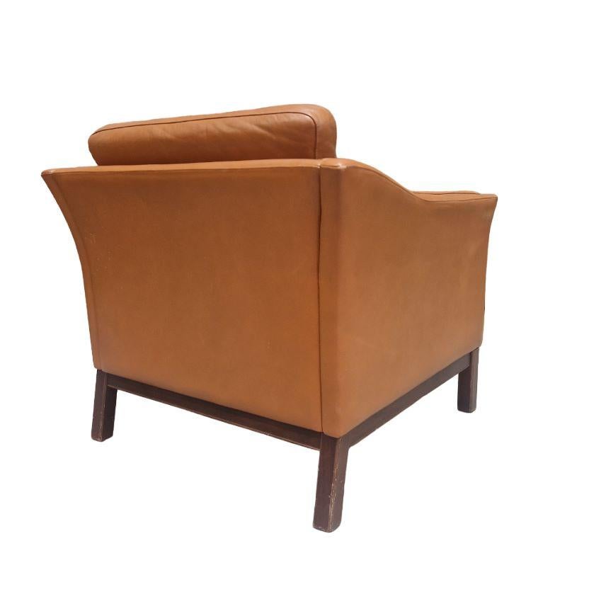 Danish Mid Century Pair of Scandinavian armchairs, Denmark, end 70's For Sale