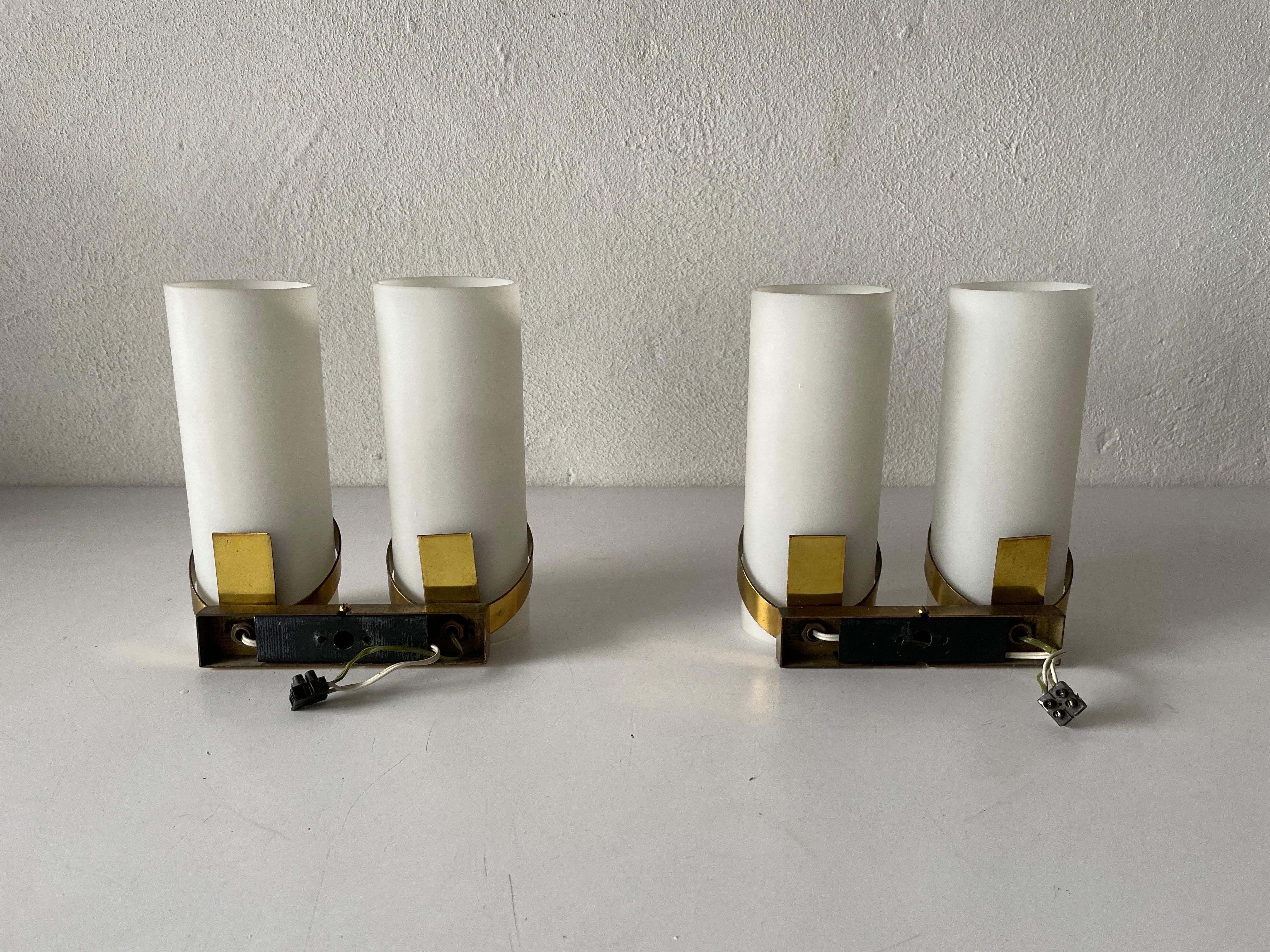 Mid-Century Pair of Sconces by Stilnovo, 1950s, Italy For Sale 5