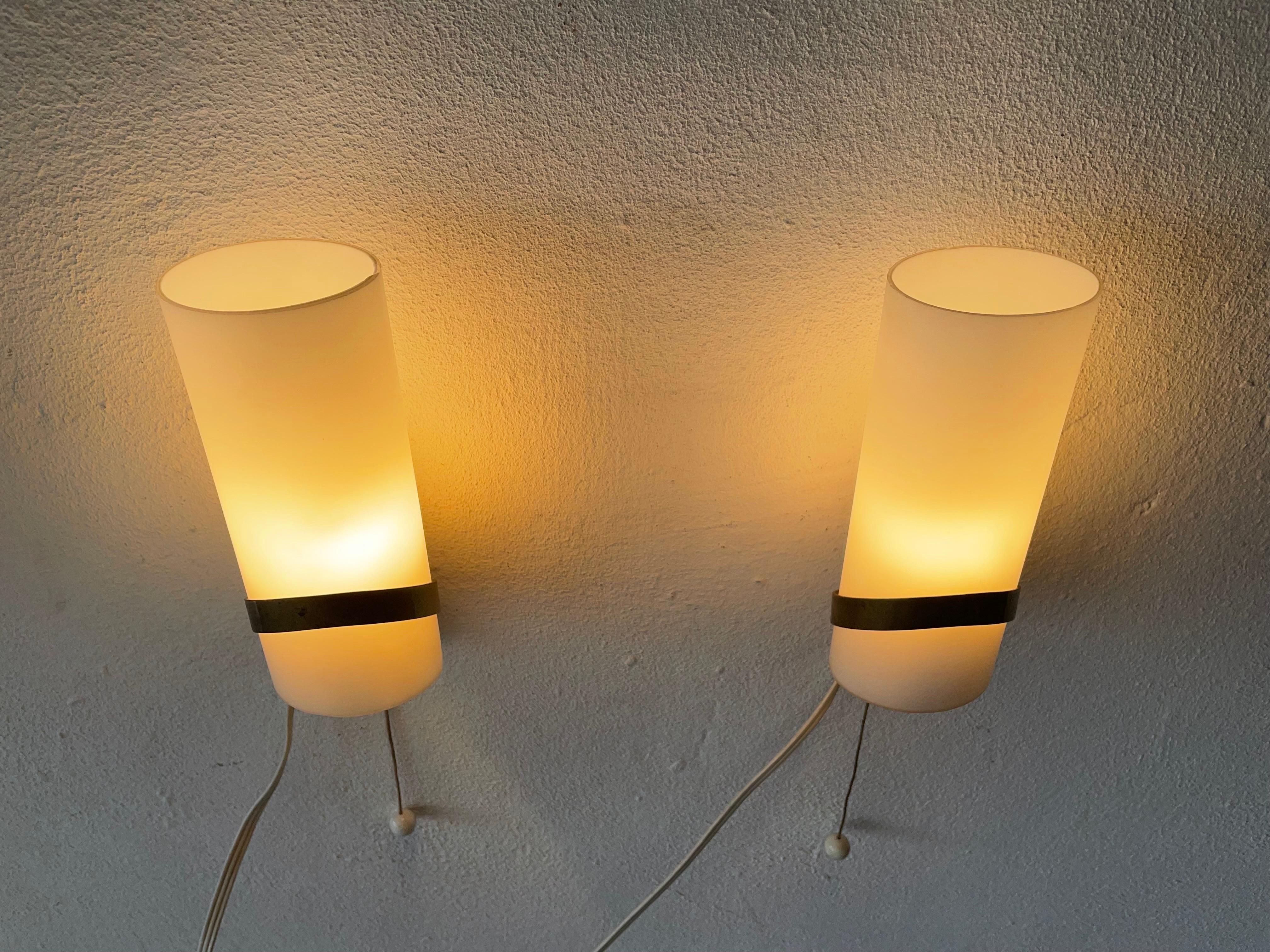 Mid-Century Pair of Sconces by Stilnovo, 1950s, Italy For Sale 7
