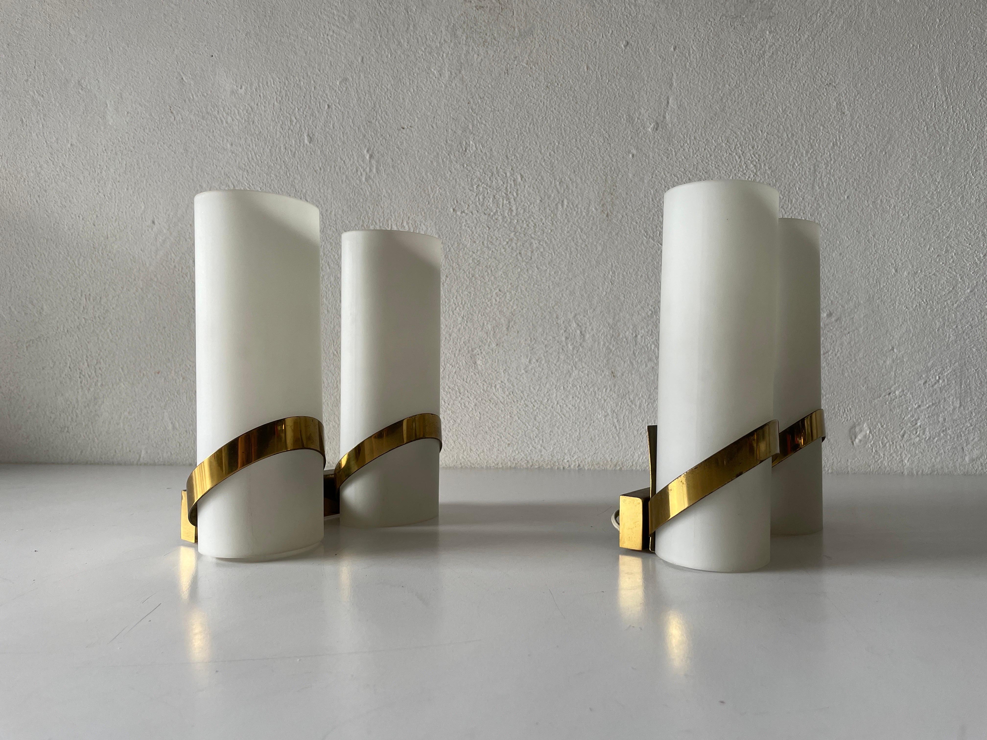 Mid-Century Pair of Sconces by Stilnovo, 1950s, Italy For Sale 9