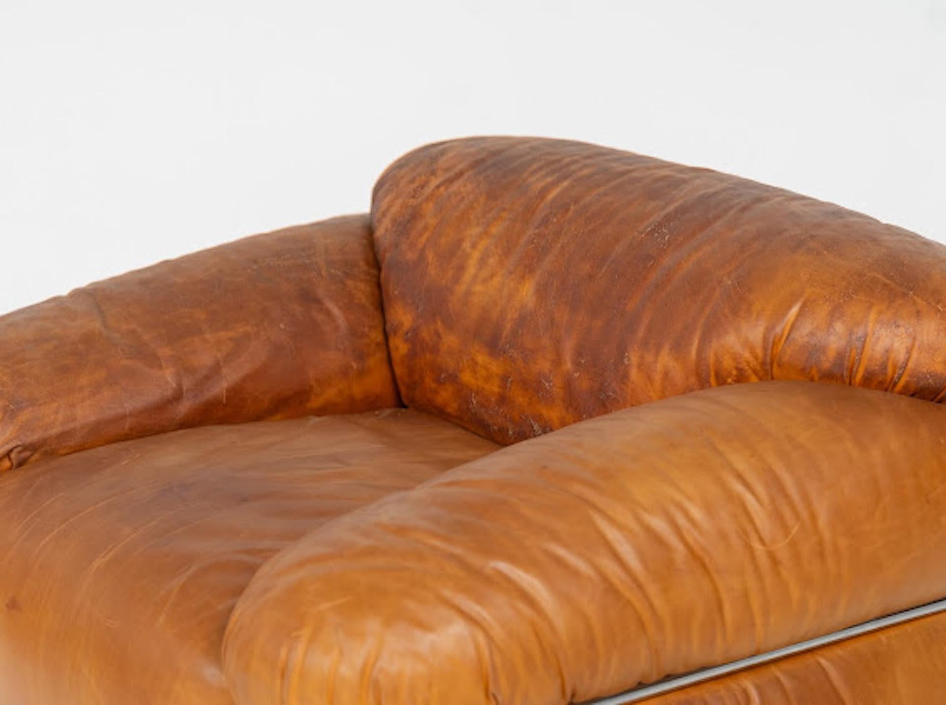 Paire de fauteuils Sesann de Gianfranco Frattini pour Cassina, Italie en vente 1