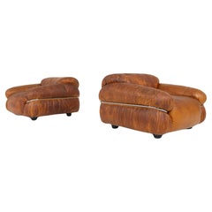 Sesann-Sessel aus der Mitte des Jahrhunderts von Gianfranco Frattini für Cassina, Italien, Paar