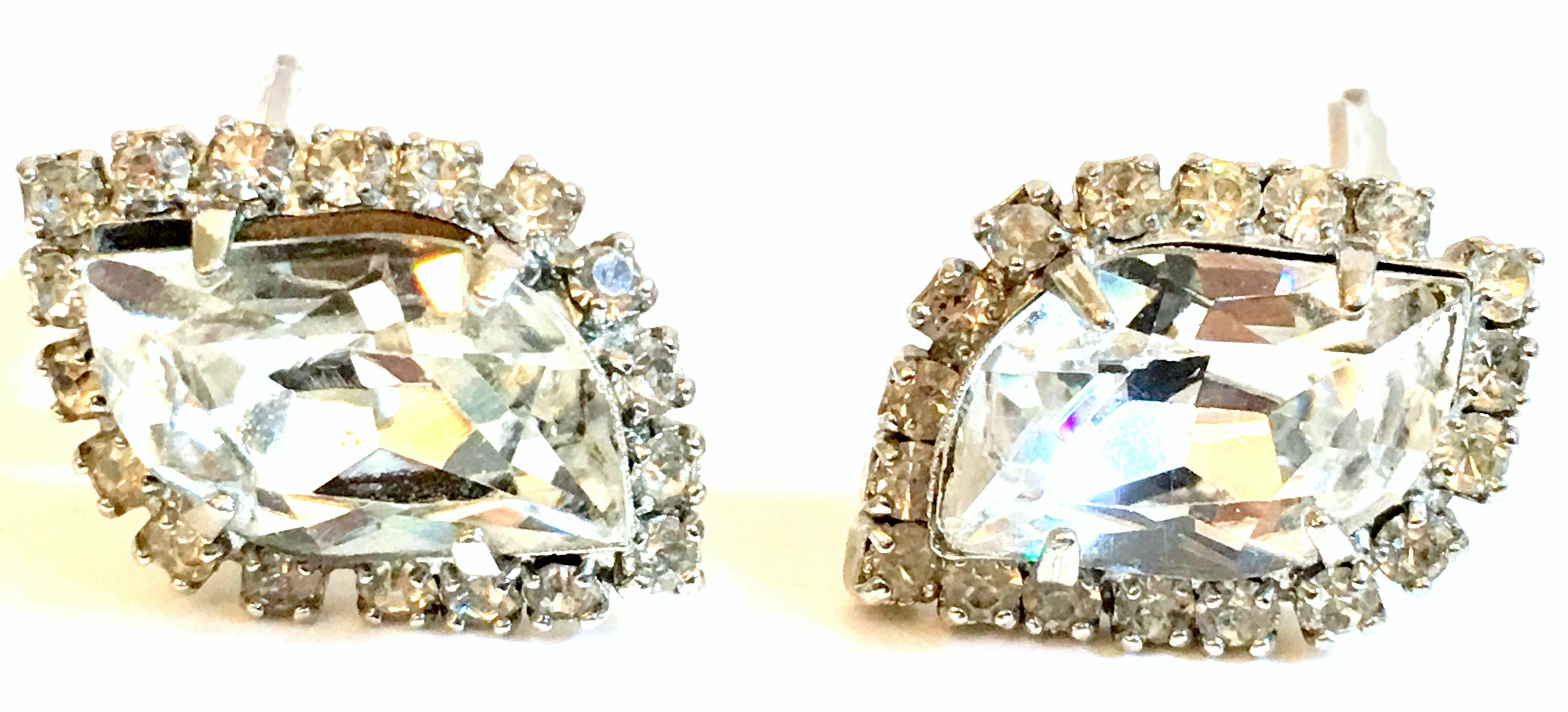 drop crystal earrings