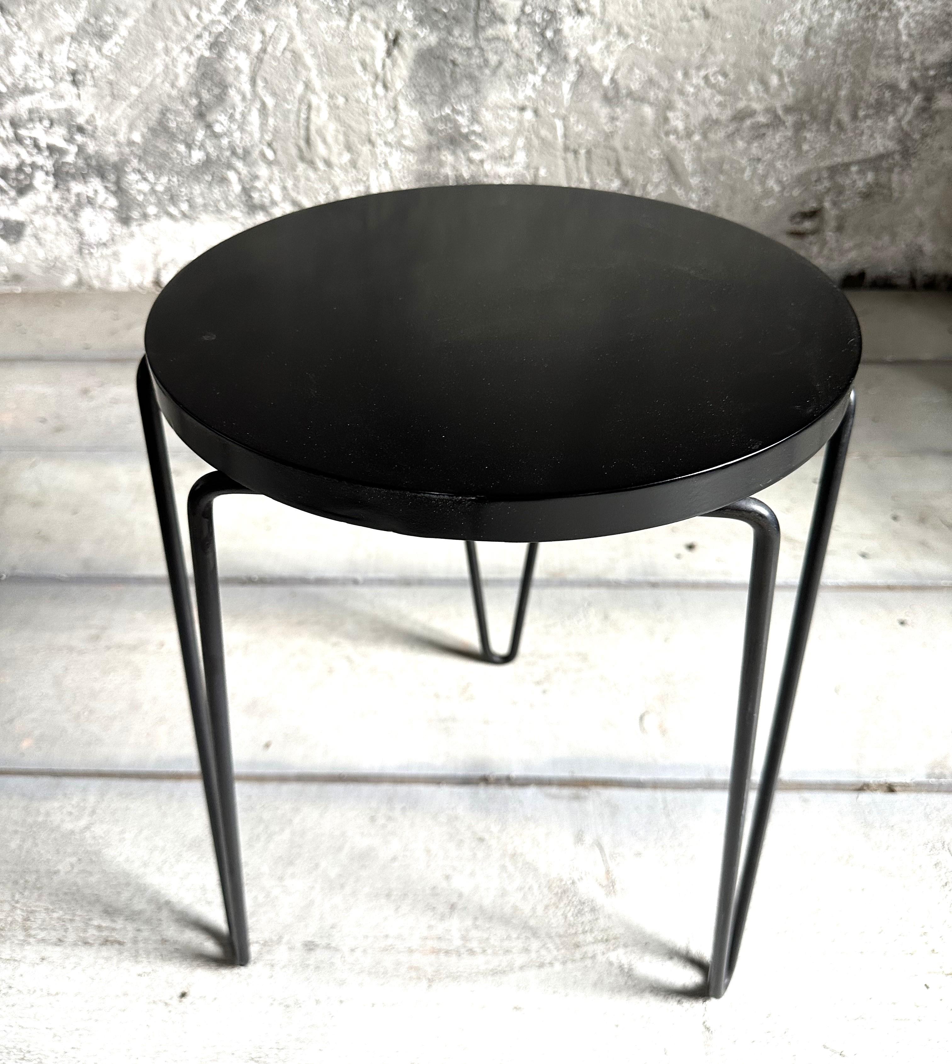 Paire de tabourets du milieu du siècle, modèle 75 de Florence Knoll, 1950 en vente 12